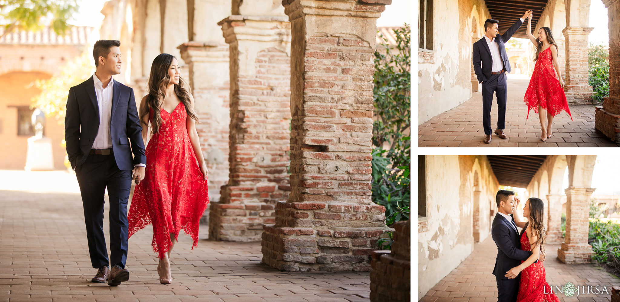 07 mission san juan capistrano engagement photography