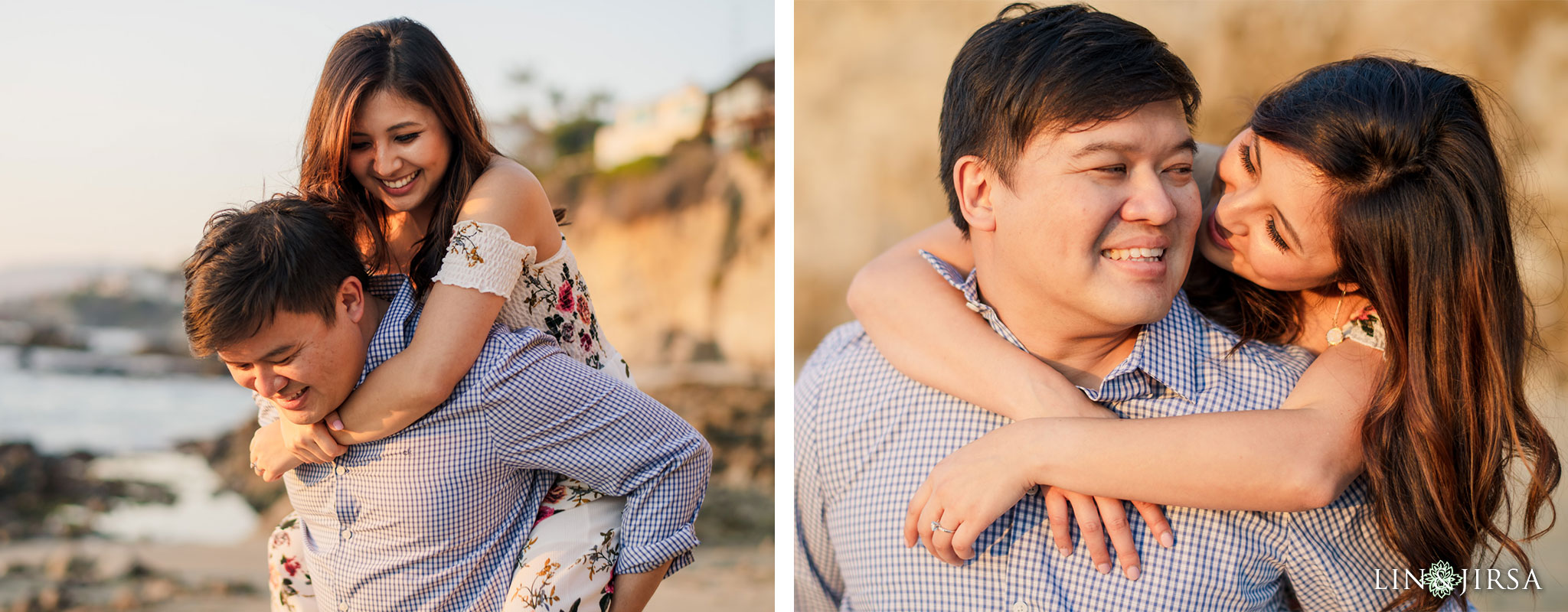 11 laguna beach sunset engagement photography