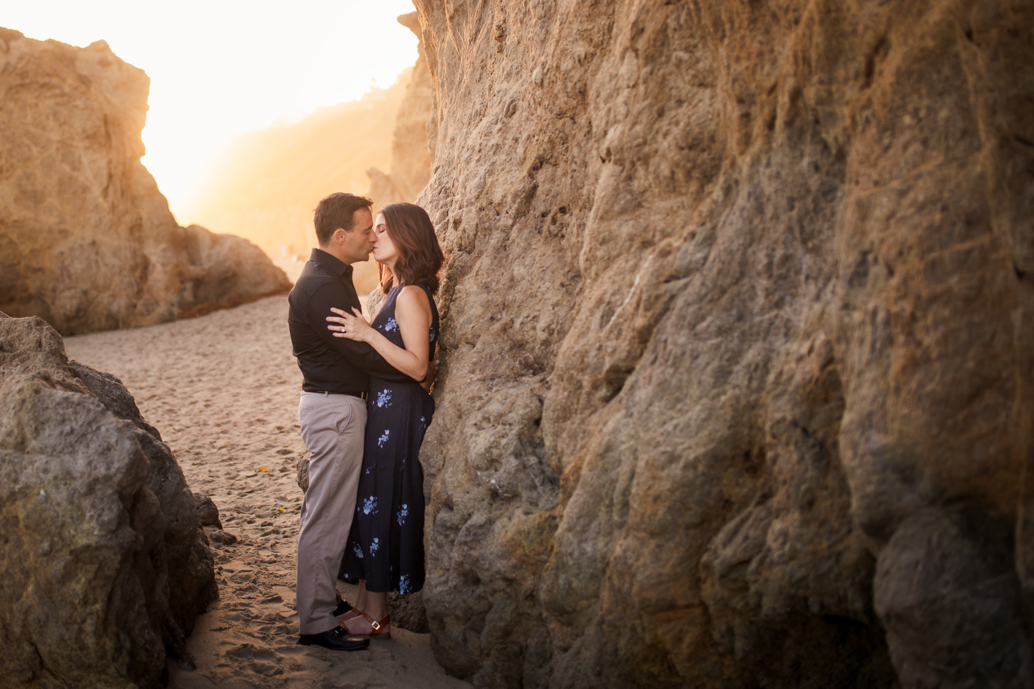 12 el matador state beach malibu engagement photography