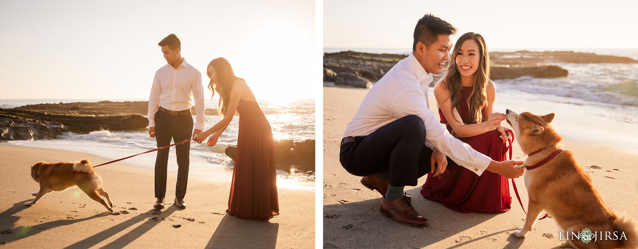 12 doggy victoria beach engagement photography