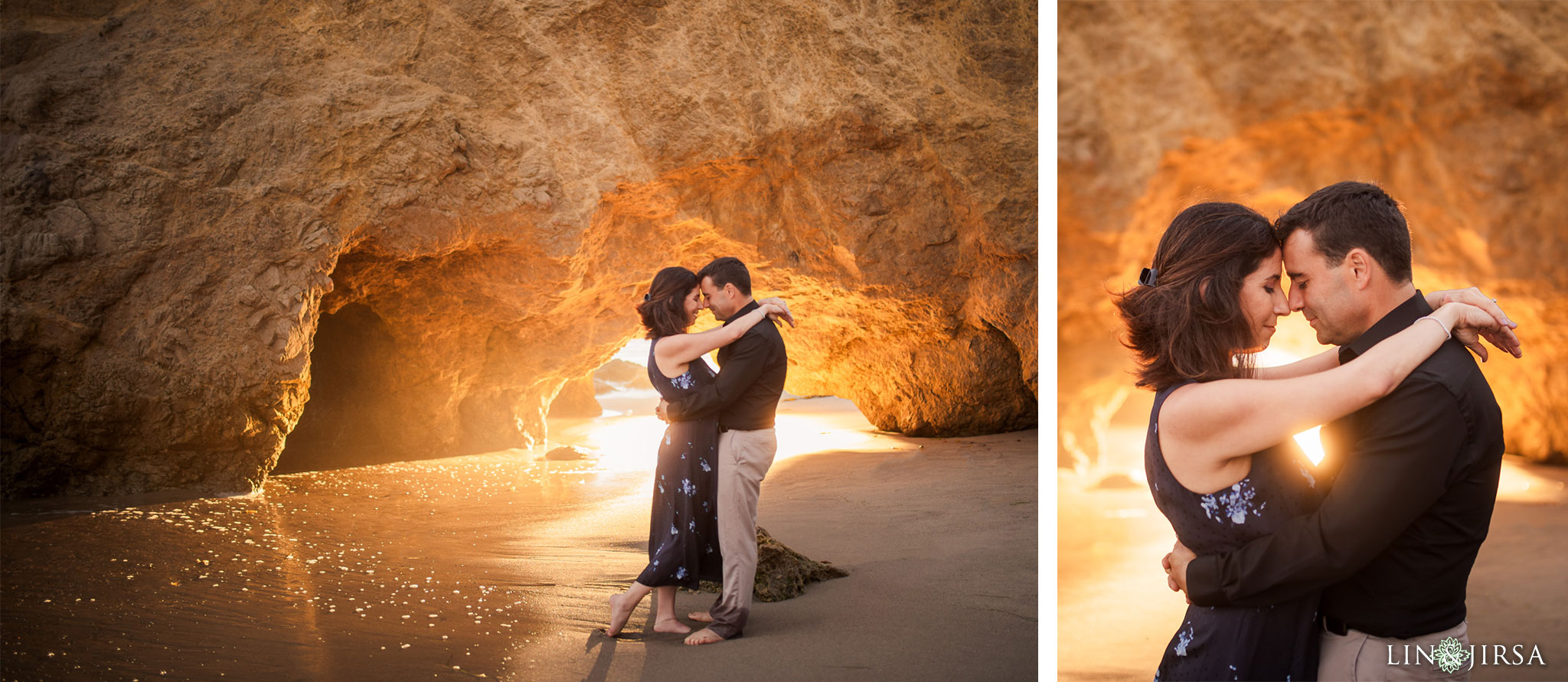 14 el matador state beach malibu engagement photography