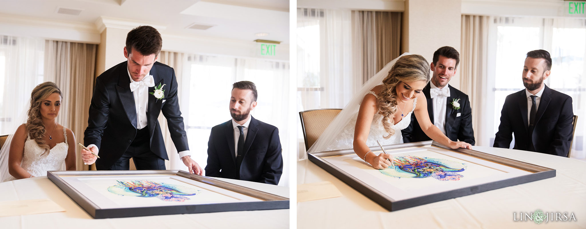 21 balboa bay wedding ketubah signing photography