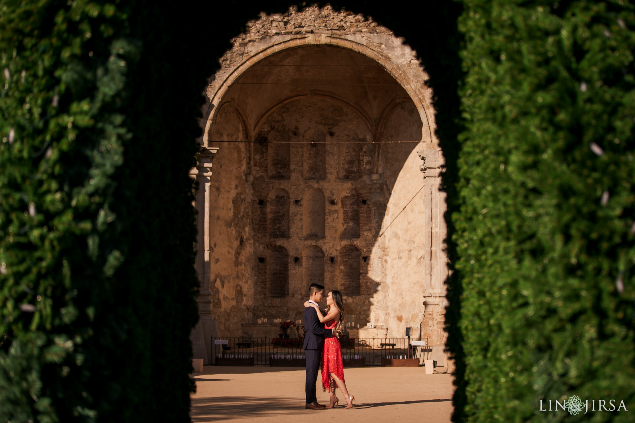 znc mission san juan capistrano engagement photographer