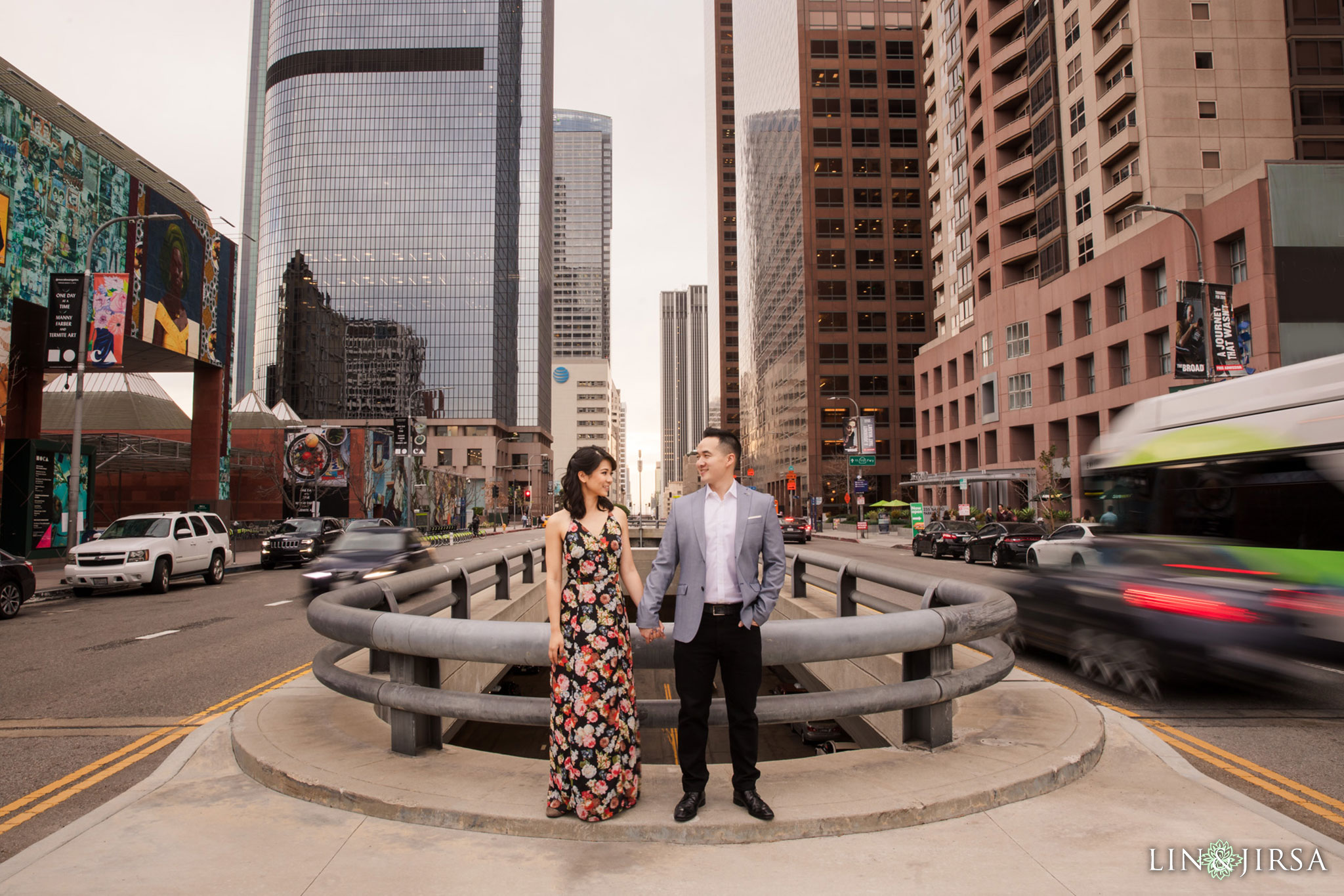 08 downtown los angeles engagement photography