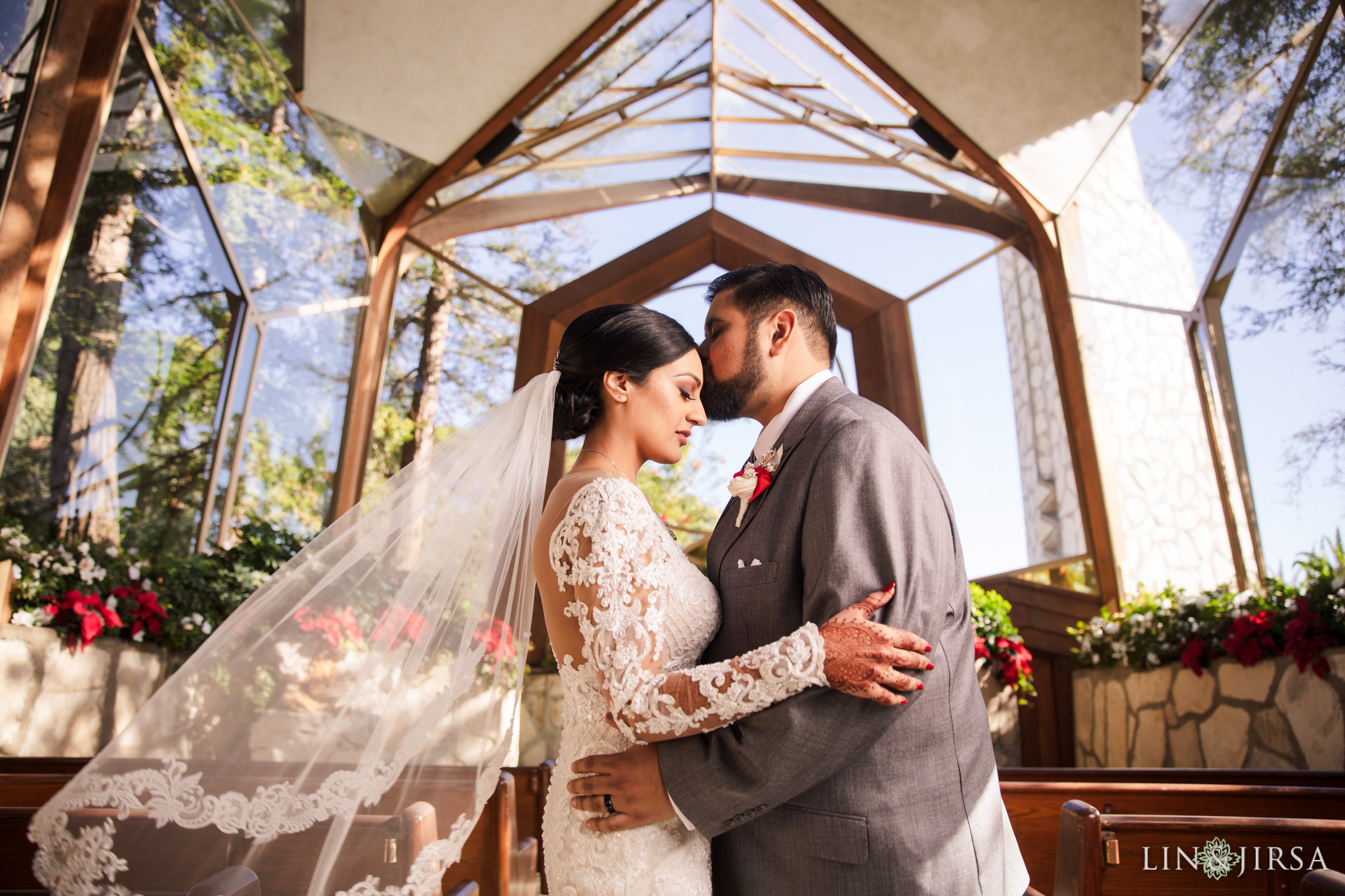 13 Wayfarers Chapel Palos Verdes Indian Wedding Photography