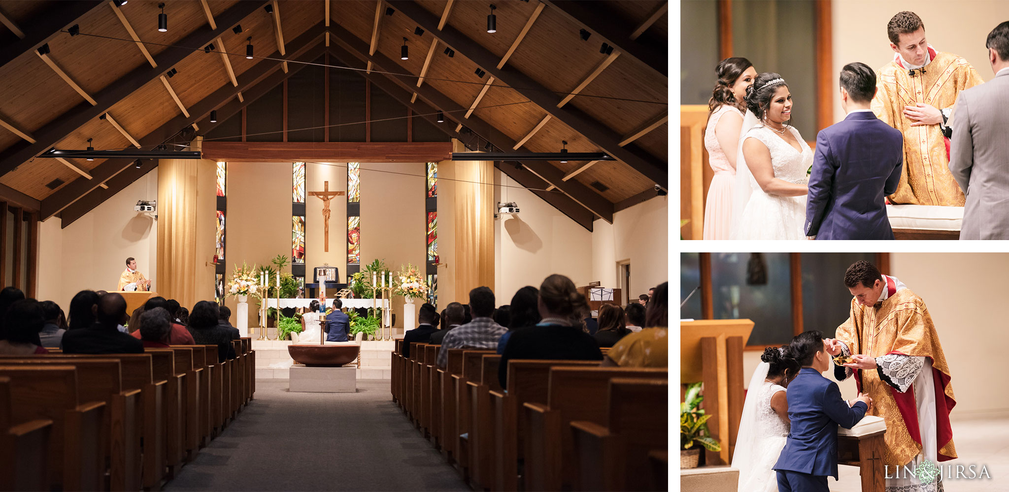 24 St Irenaeus Catholic Church Cypress Wedding Photography