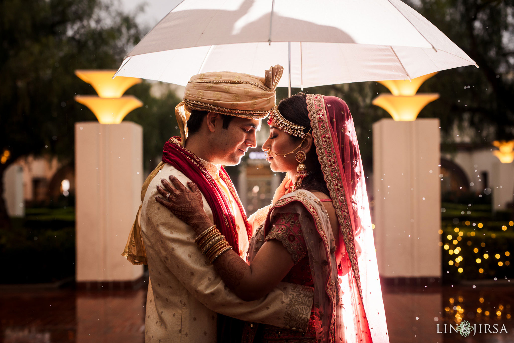 42 Union Station Los Angeles Rainy Indian Wedding Photography