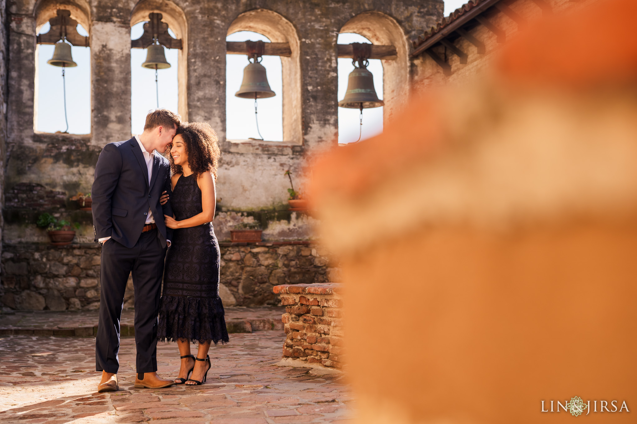 zjg mission san juan capistrano engagement photography