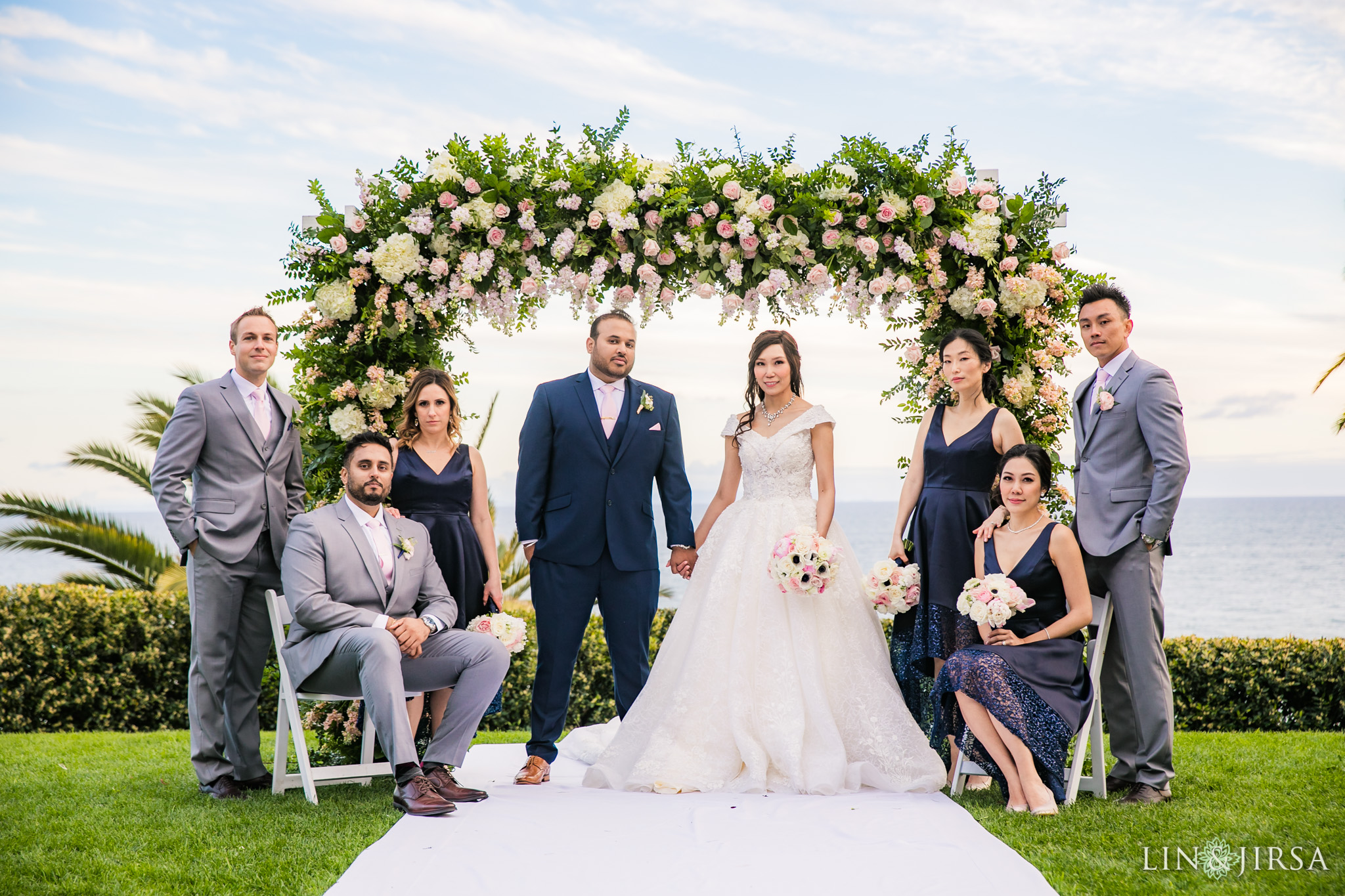 22 Bel Air Bay Club Los Angeles Wedding Party Photography