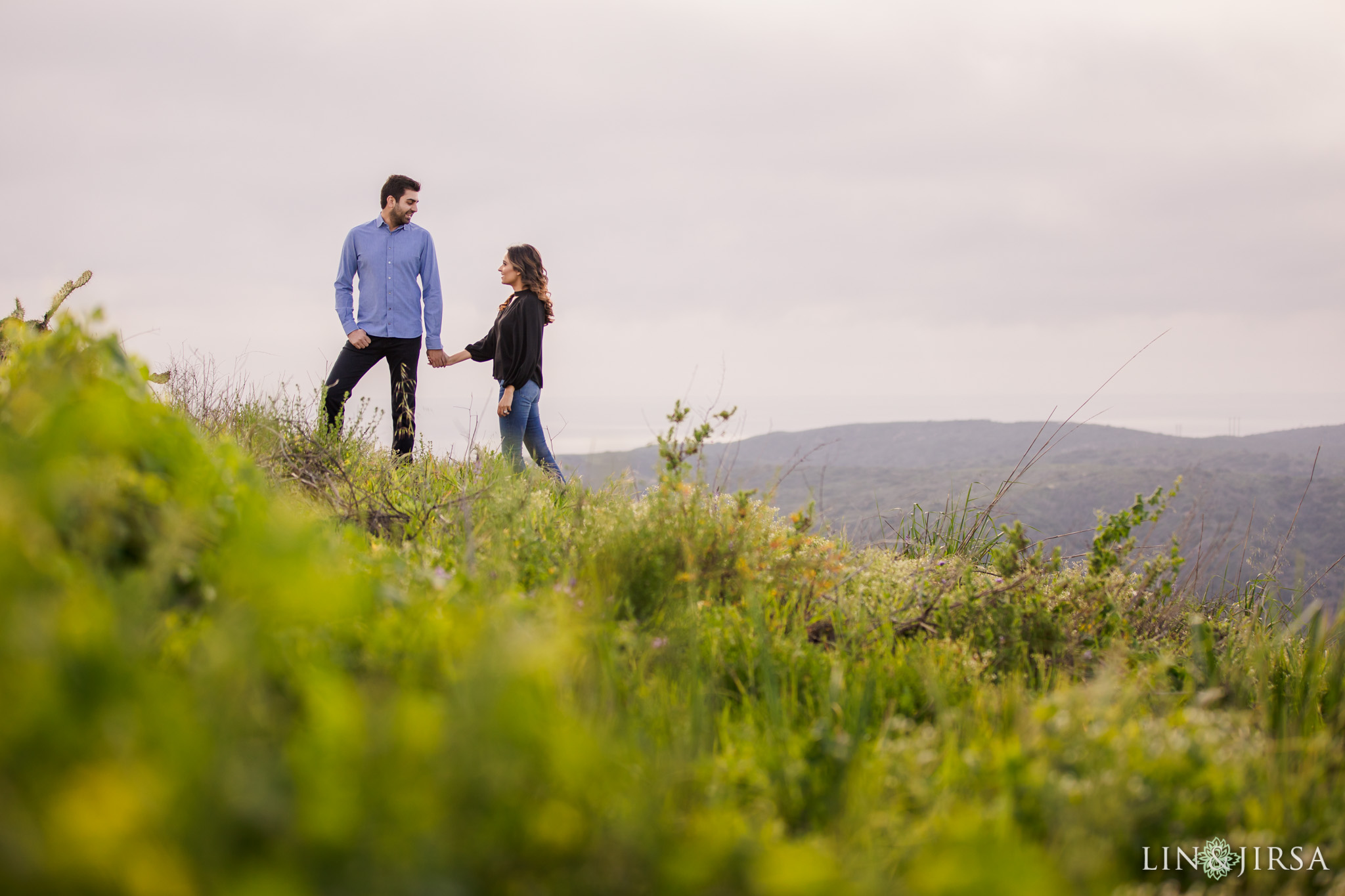 ZBF Top of the World Laguna Beach Engagement Photography