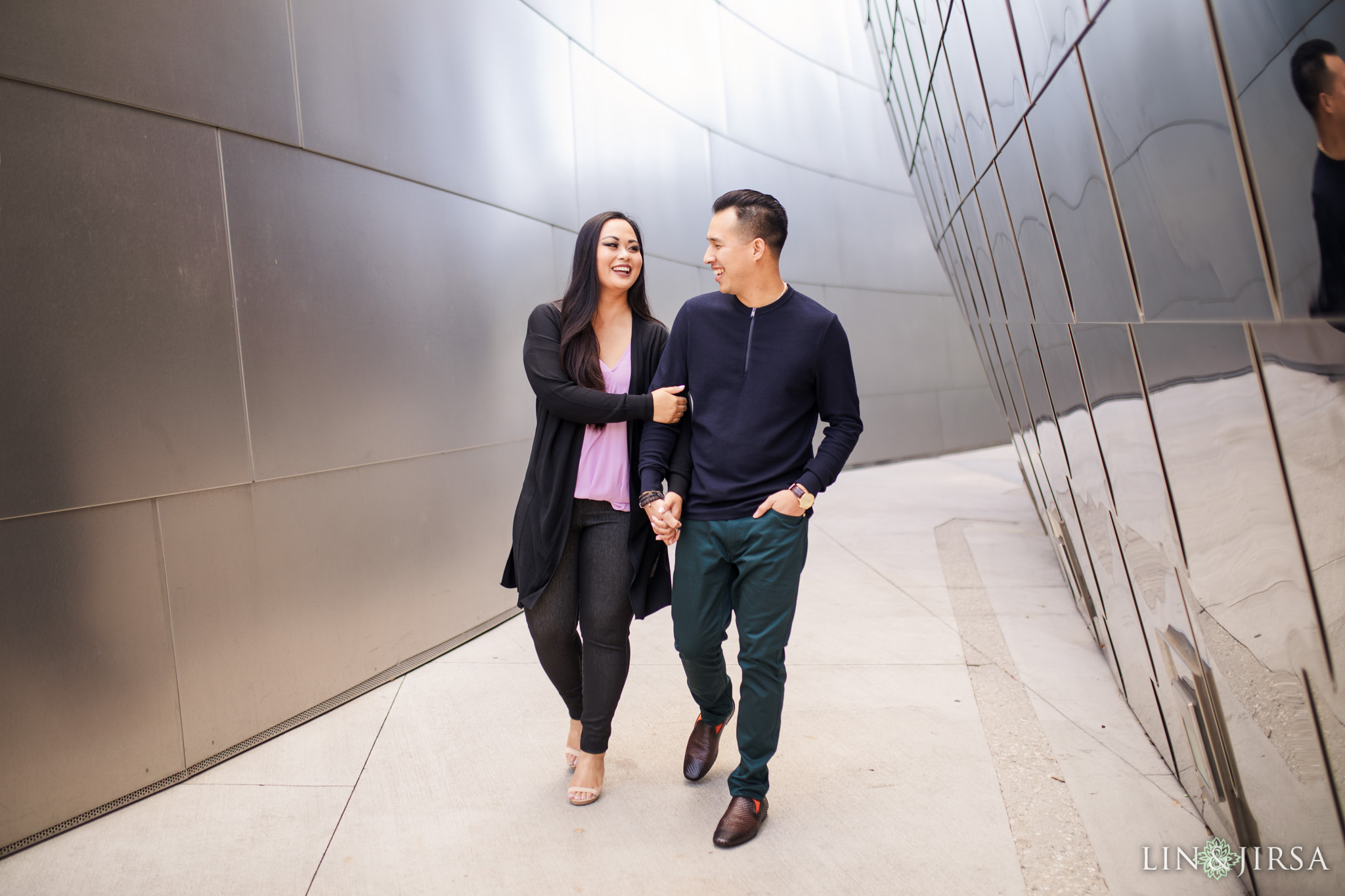 ZNC Walt Disney Concert Hall Los Angeles Engagement Photography