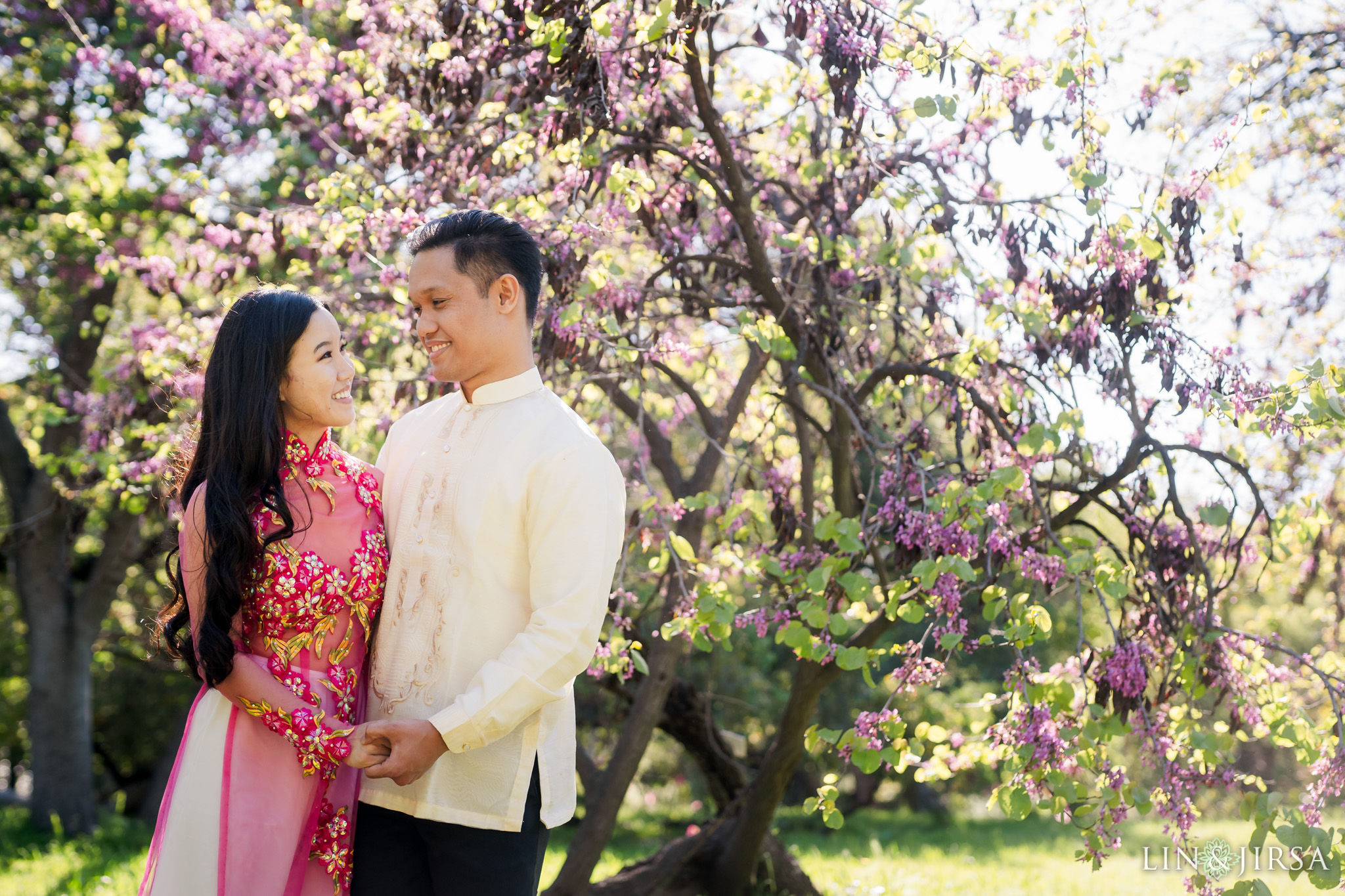 05 Los Angeles Arboretum Spring Engagement Photography