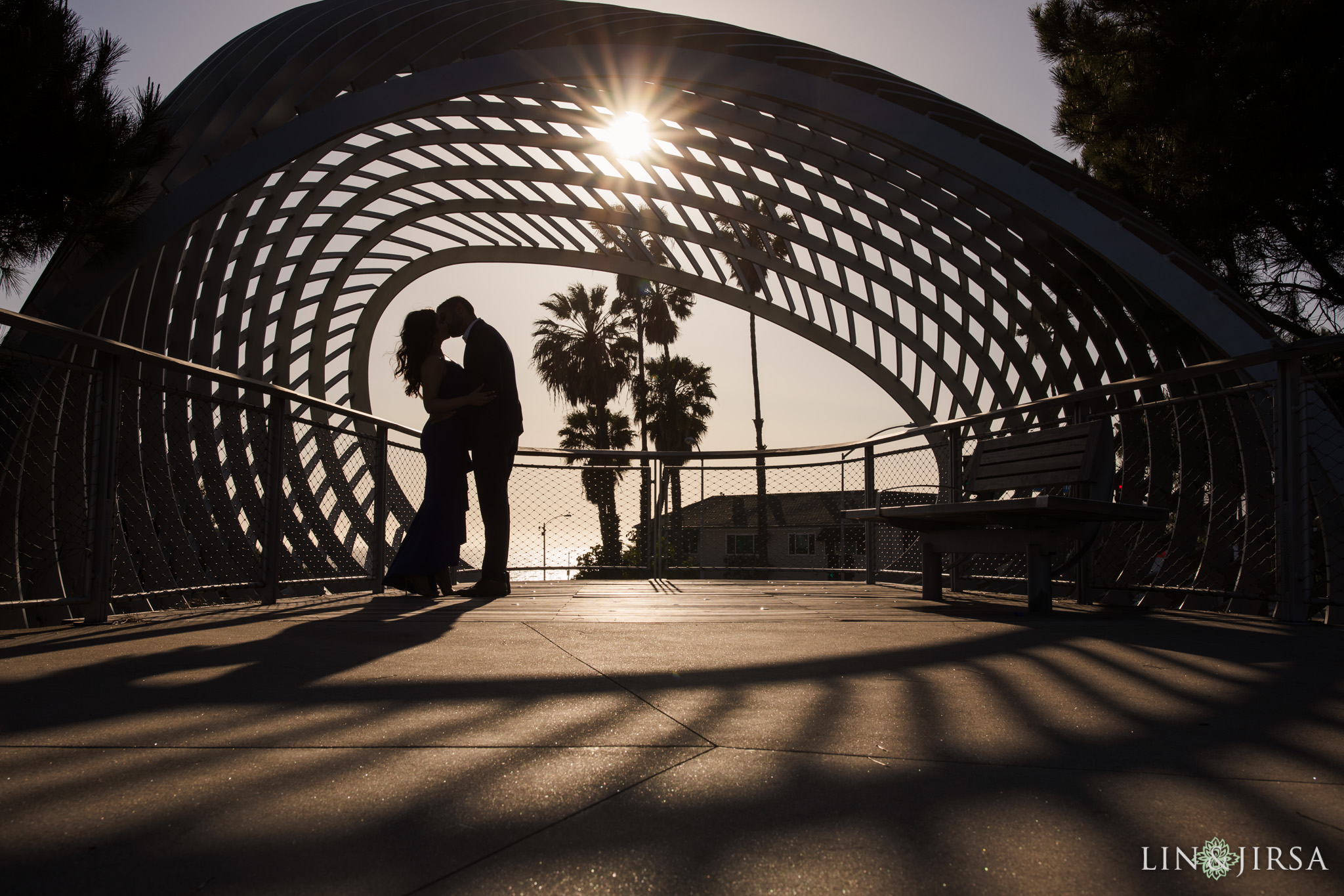 06 Tongva Park Santa Monica Pier Engagement Photography