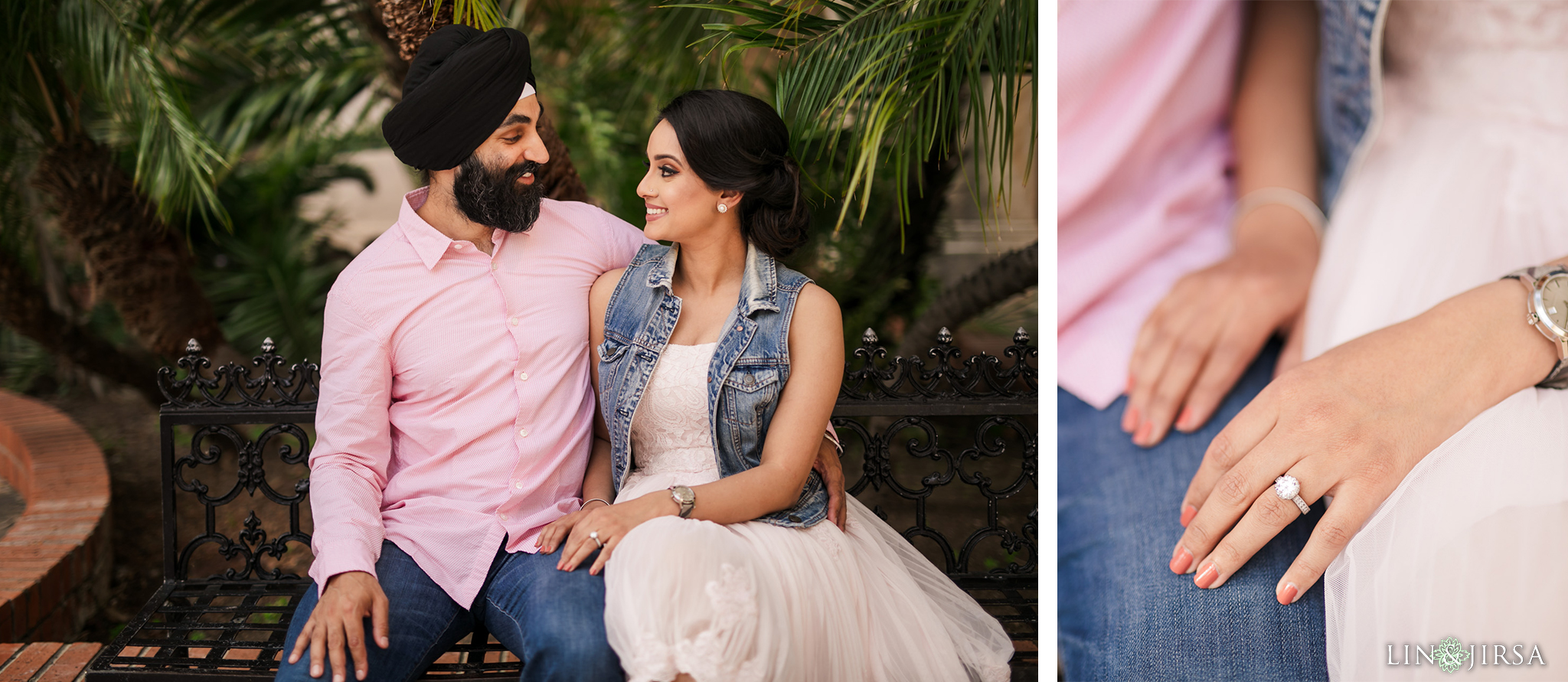 07 Balboa Park San Diego Punjabi Indian Engagement Photography