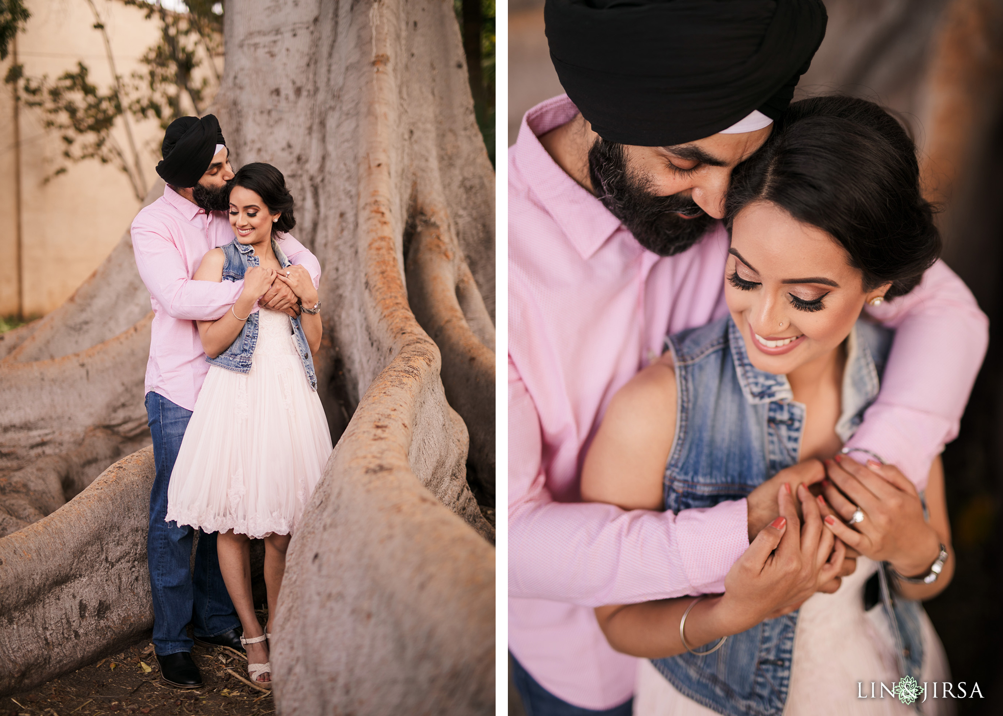 08 Balboa Park San Diego Punjabi Indian Engagement Photography