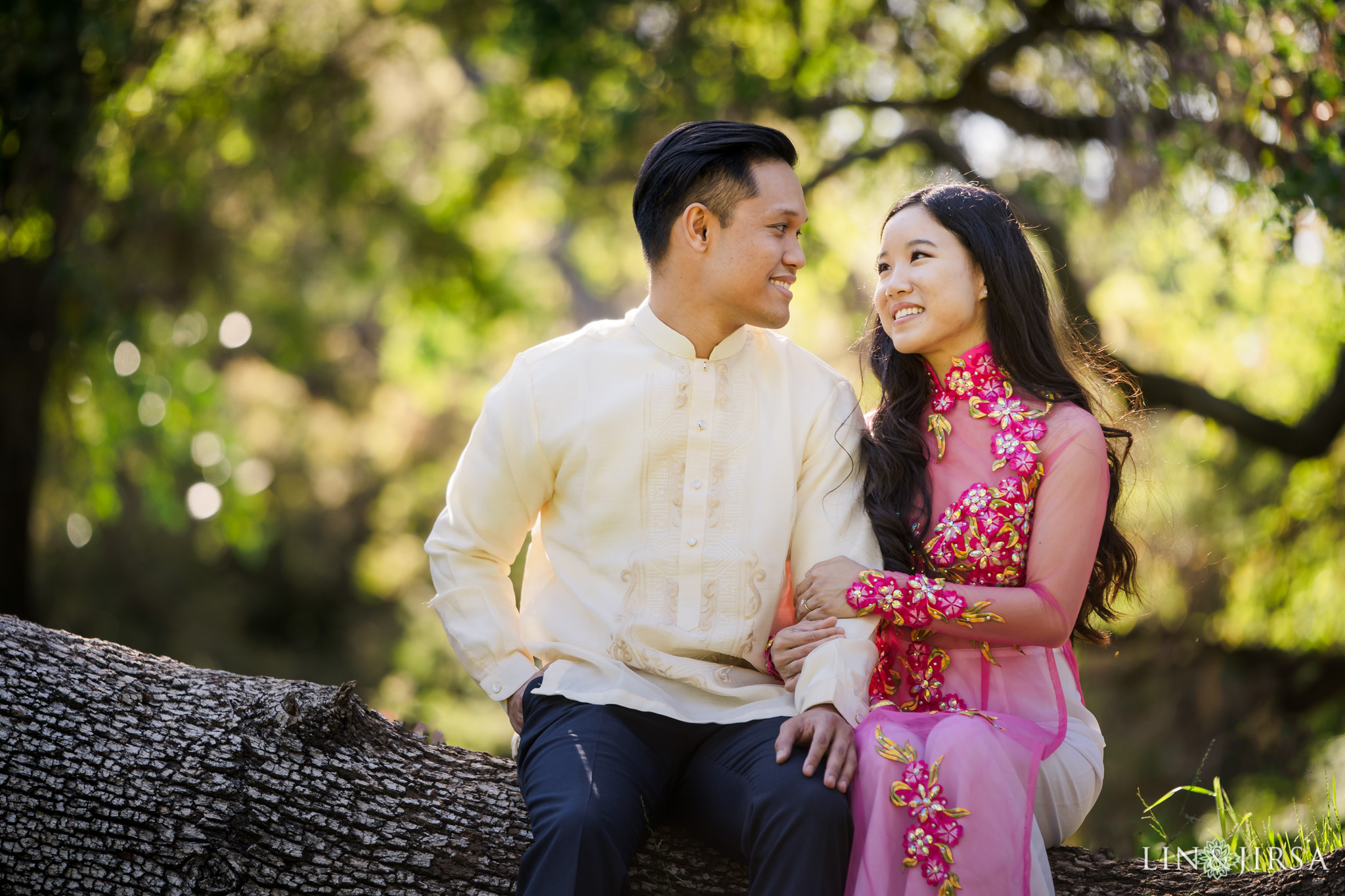 08 Los Angeles Arboretum Spring Engagement Photography