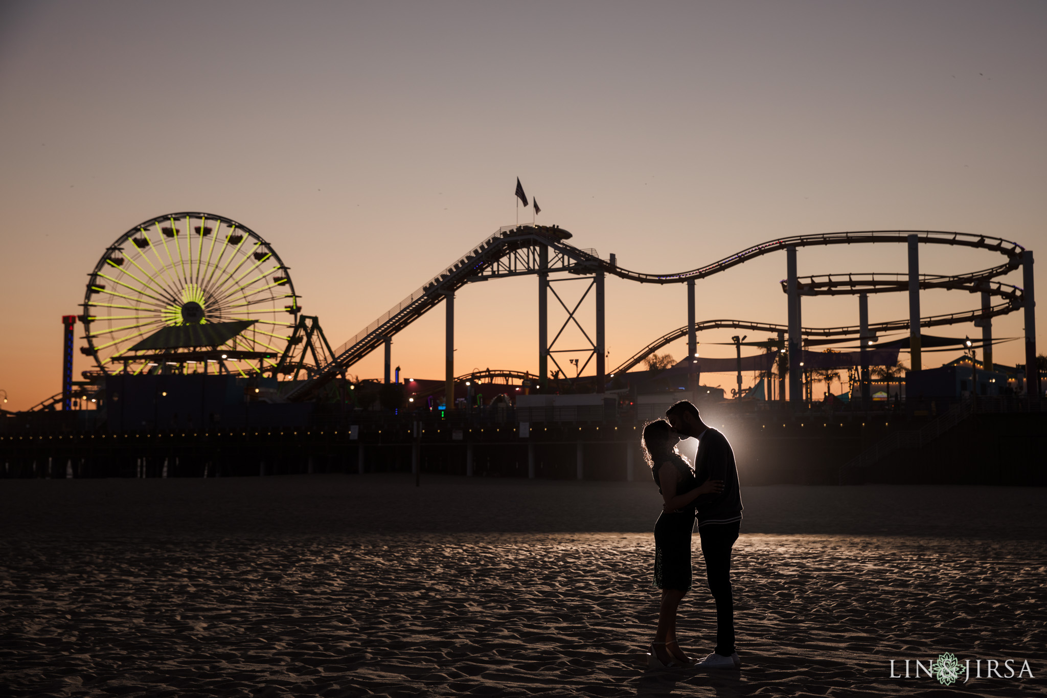 09 Tongva Park Santa Monica Pier Engagement Photography