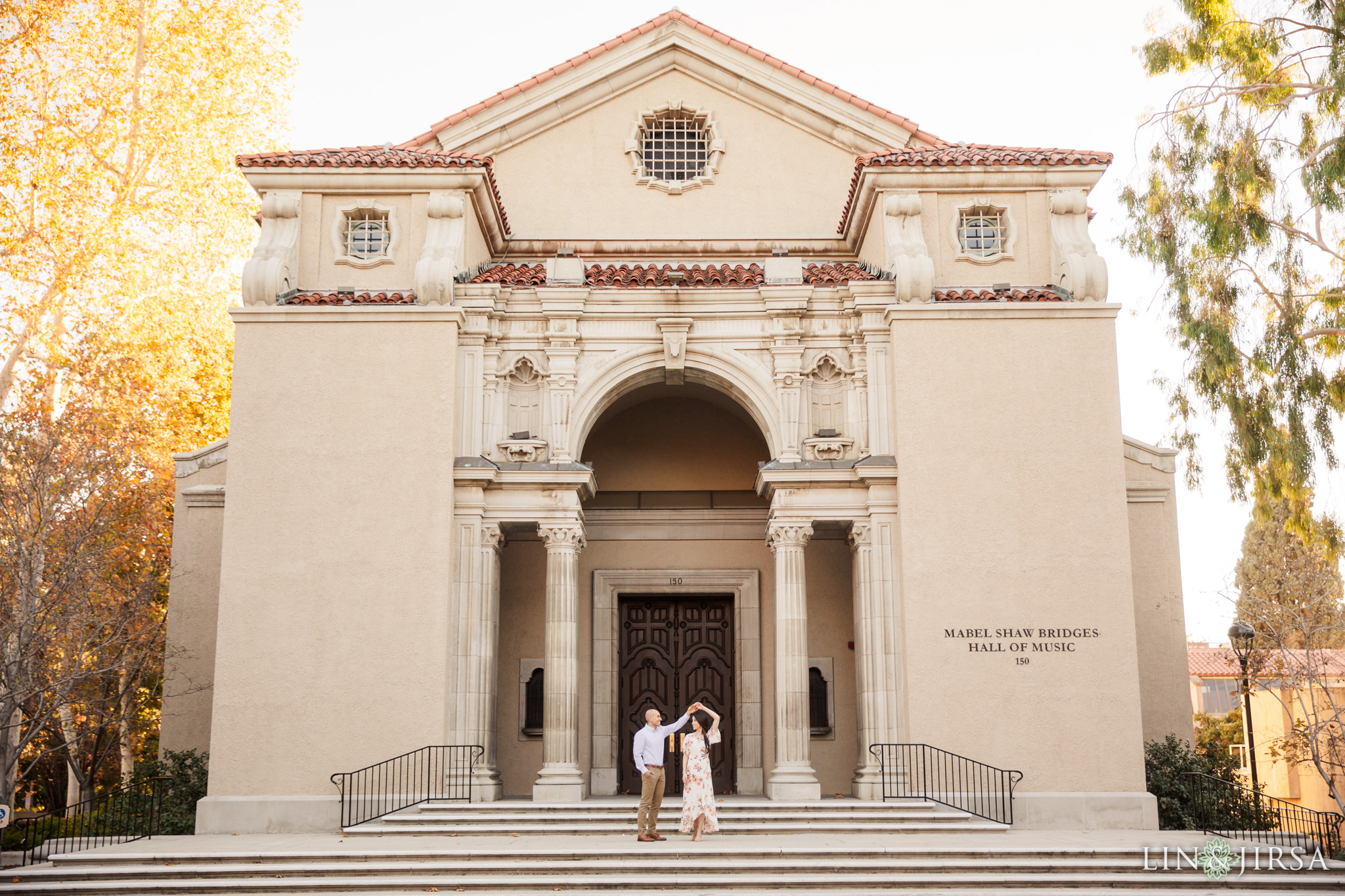12 Claremont Colleges Fall Engagement Photography