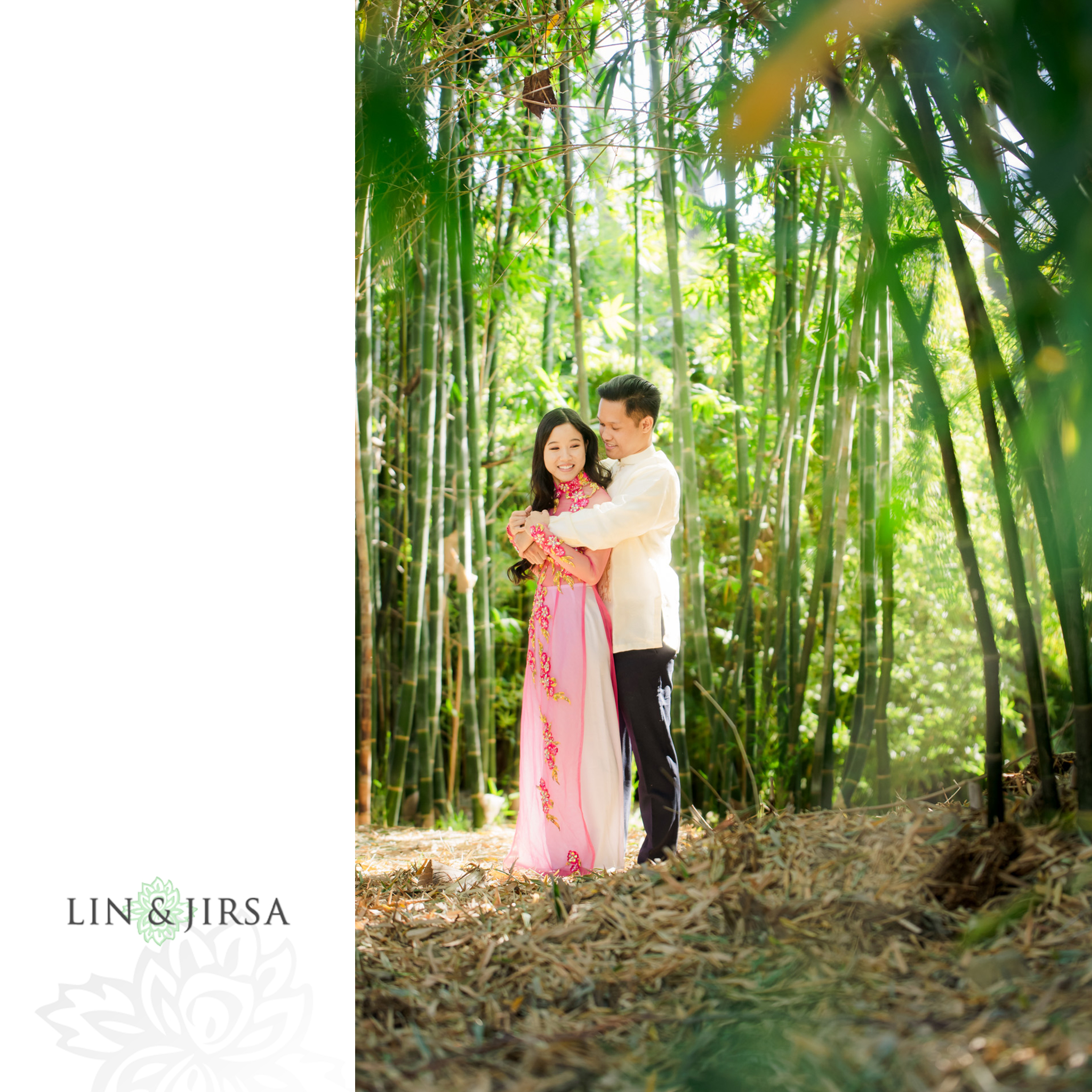 zjg Los Angeles Arboretum Spring Engagement Photography