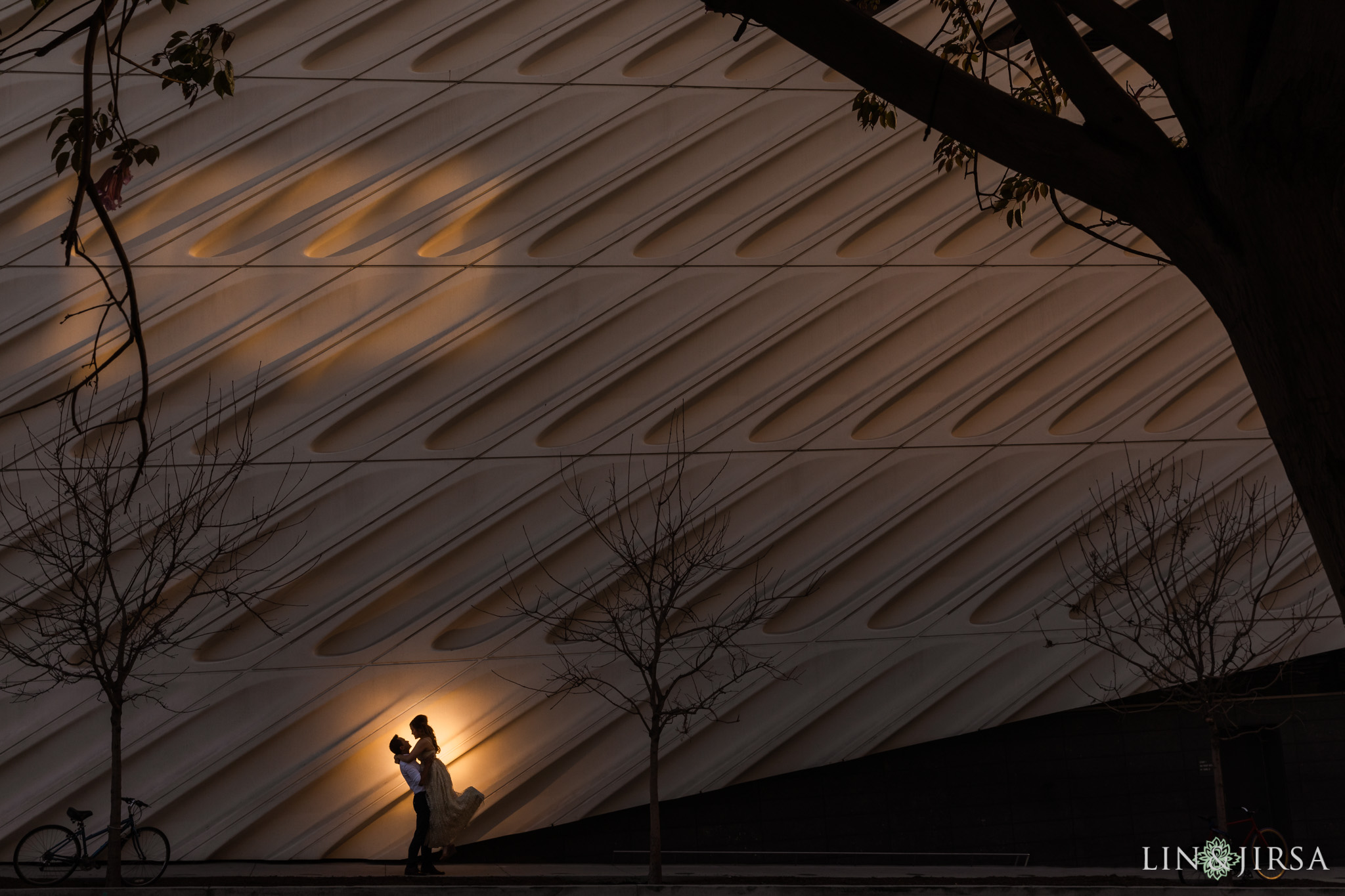09 The Broad Museum Downtown Los Angeles Engagement Photography