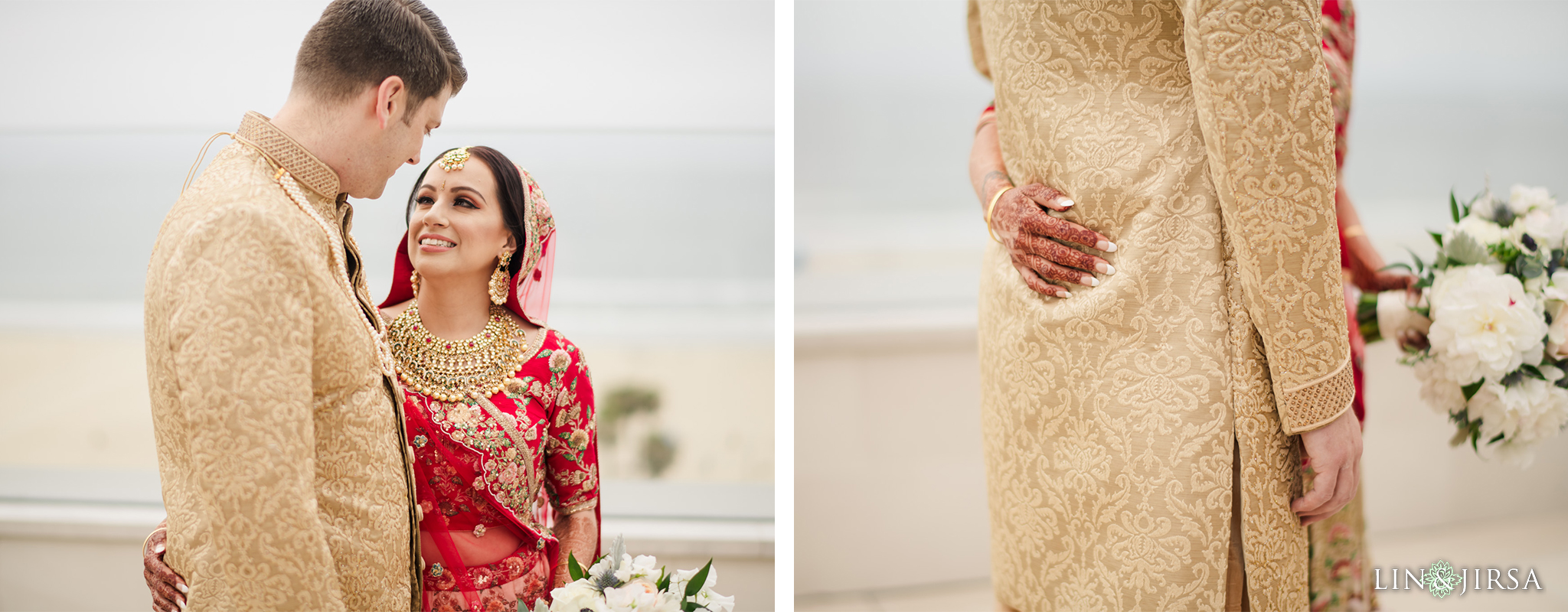 12 The Waterfront Beach Resort Orange County Indian Wedding Photography