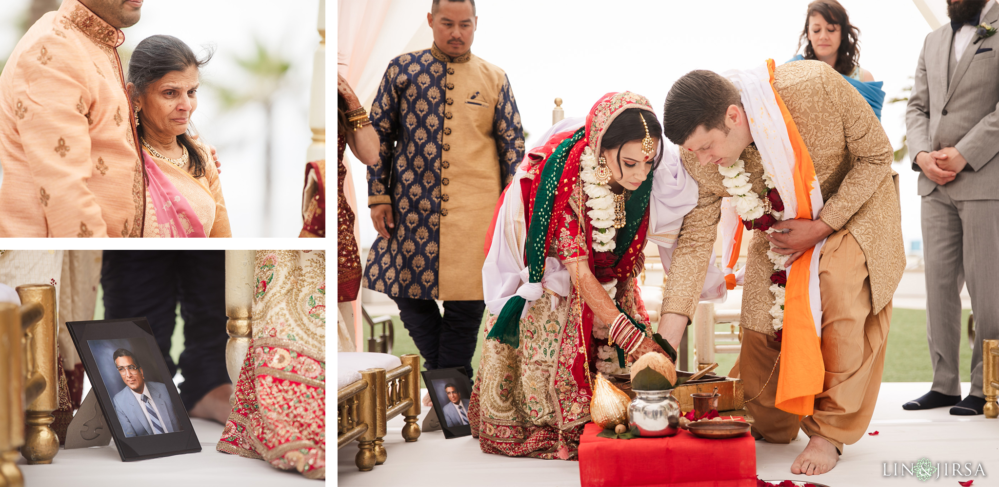 19 The Waterfront Beach Resort Orange County Indian Wedding Photography