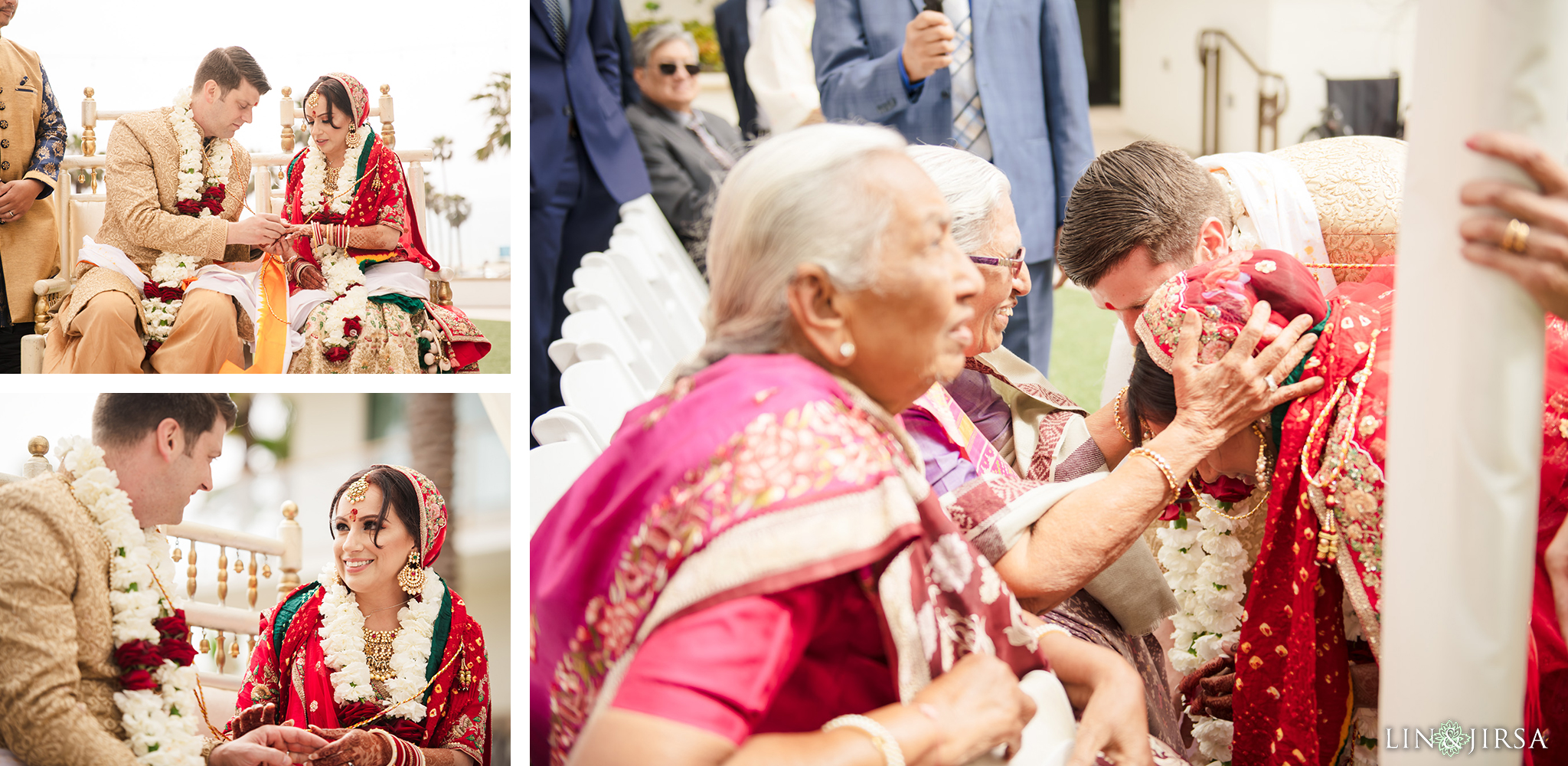 22 The Waterfront Beach Resort Orange County Indian Wedding Photography