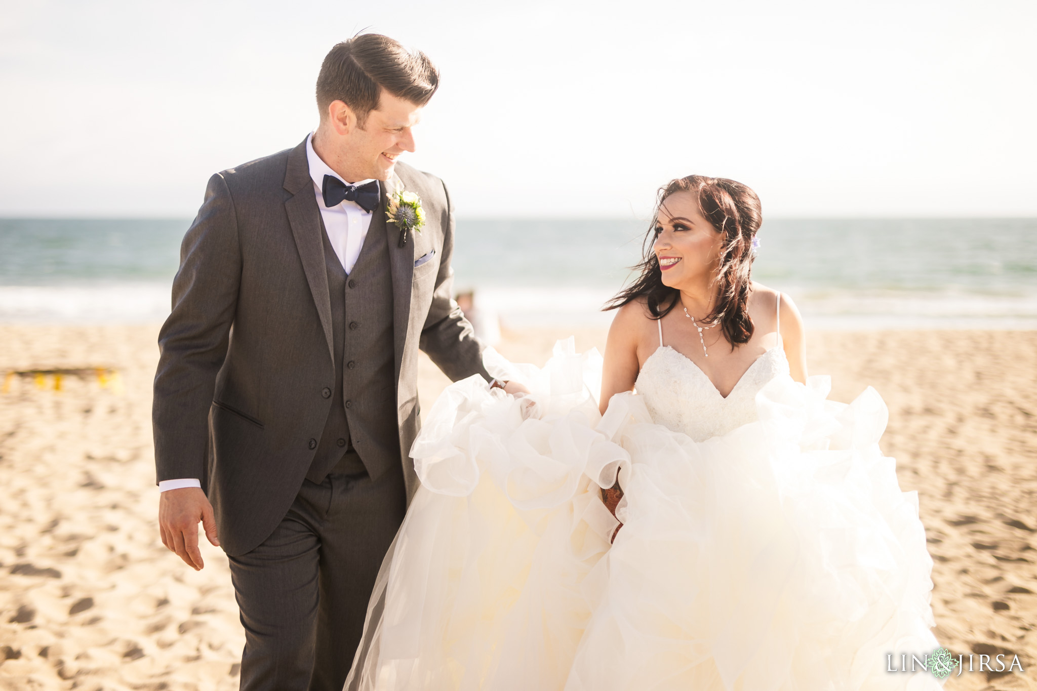 26 The Waterfront Beach Resort Orange County Indian Wedding Photography