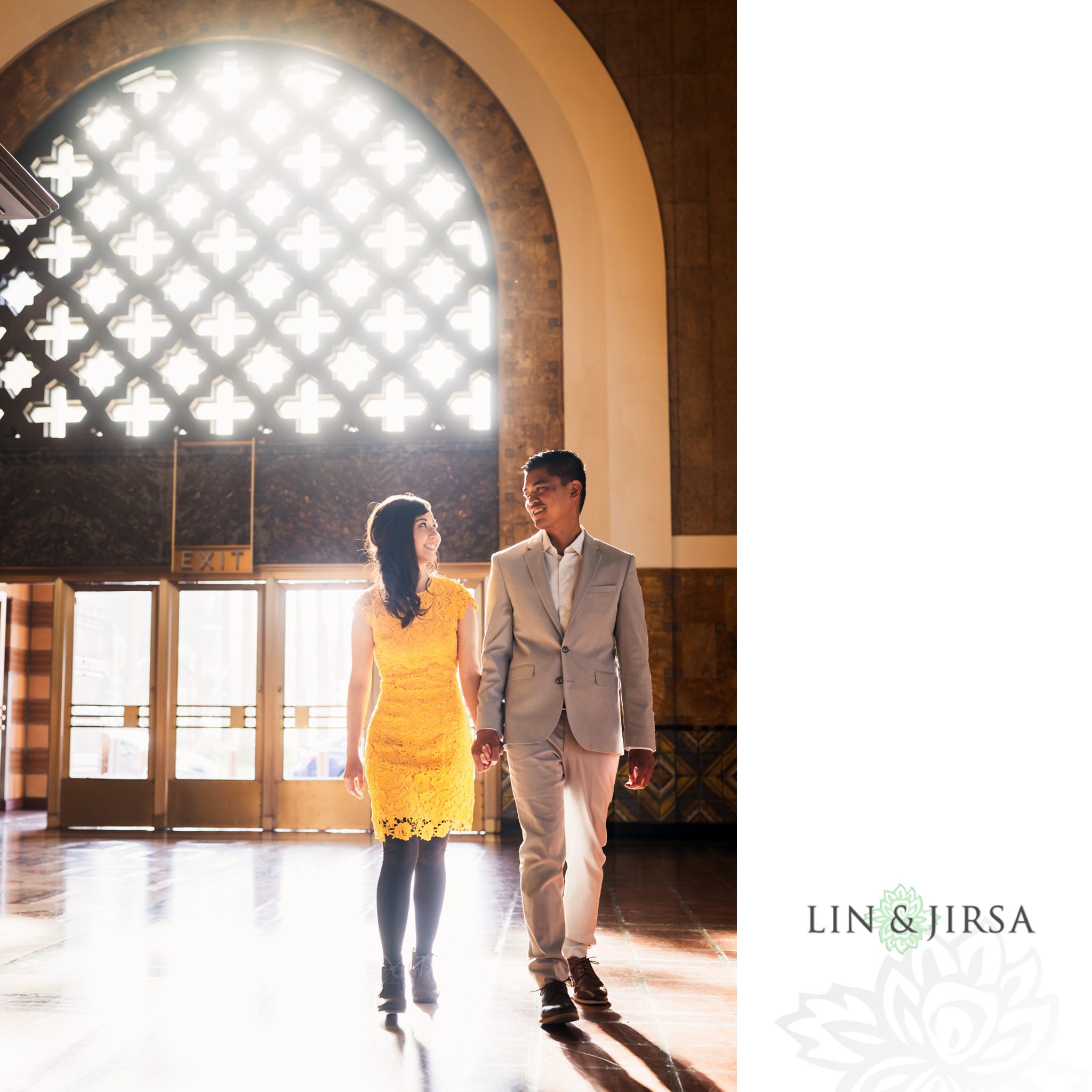 02 Union Station Los Angeles Engagement Photography