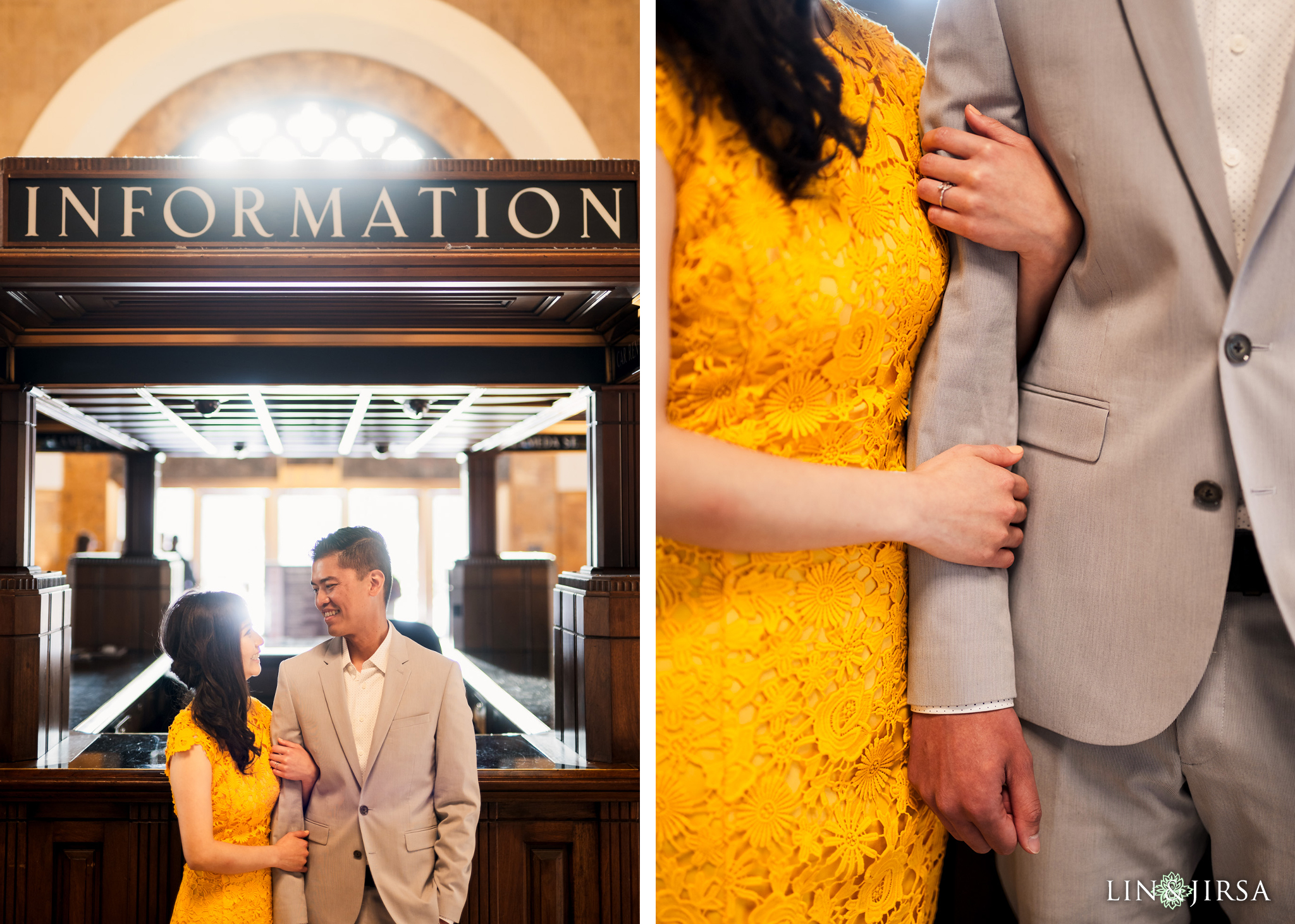 04 Union Station Los Angeles Engagement Photography