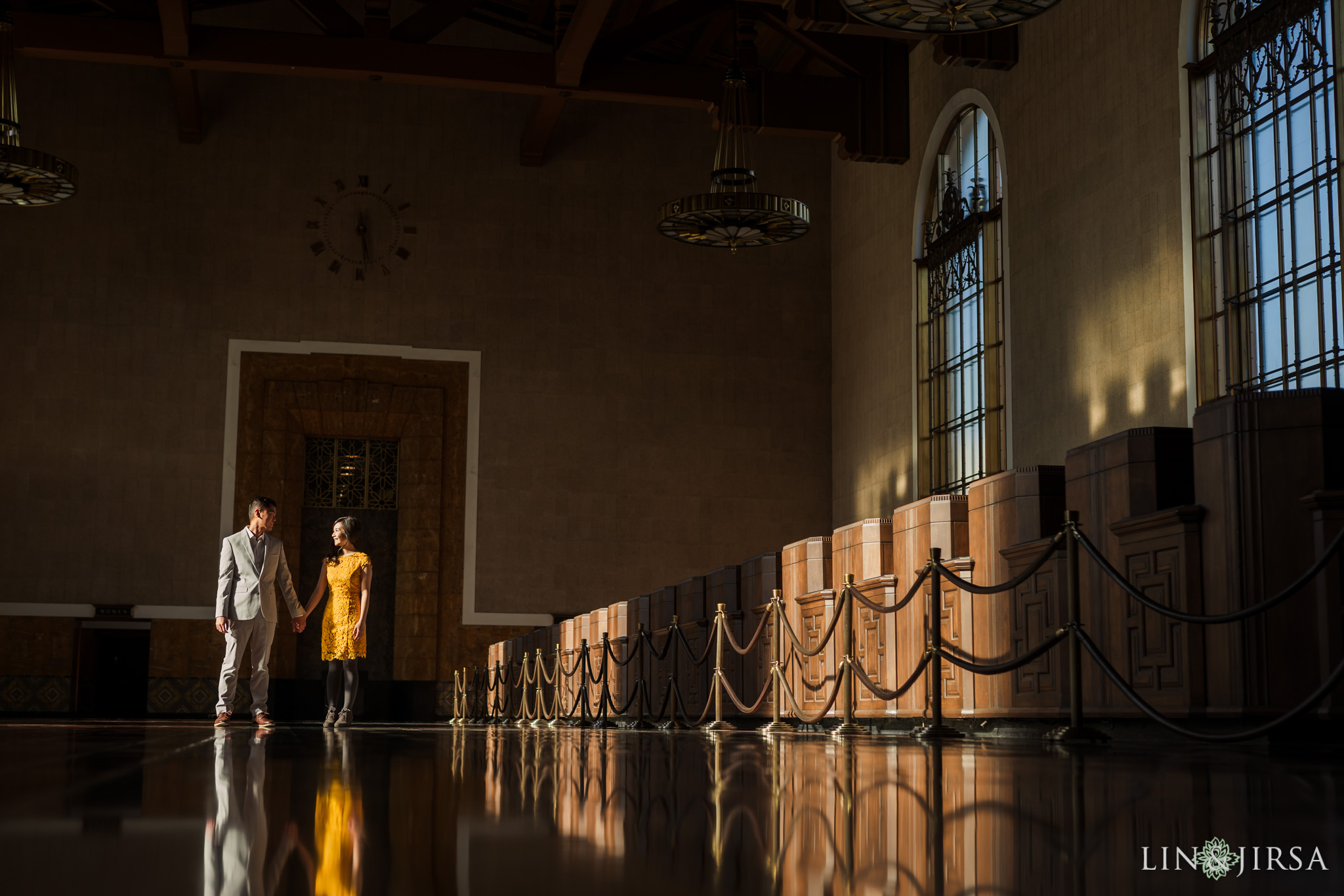 05 Union Station Los Angeles Engagement Photography