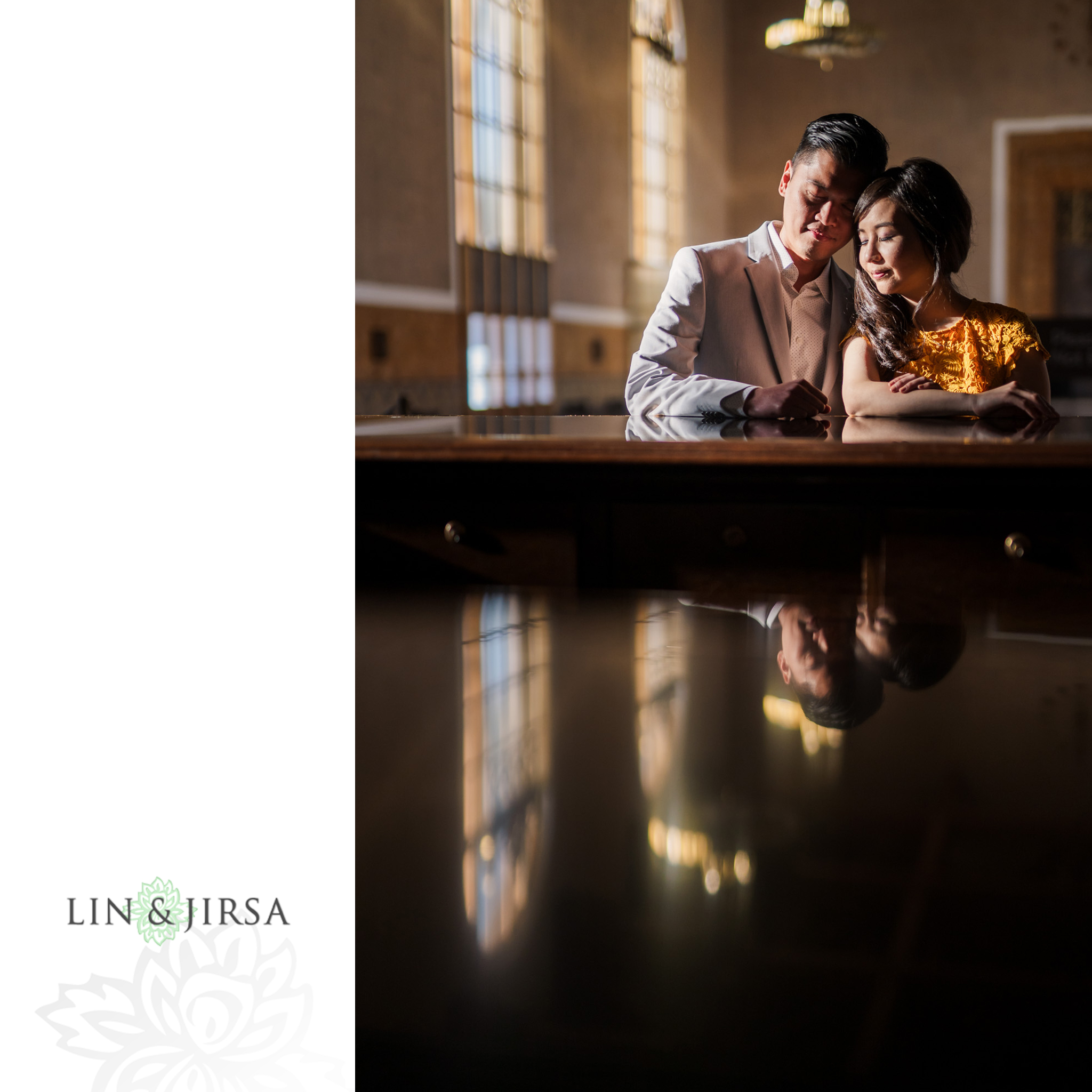 08 Union Station Los Angeles Engagement Photography