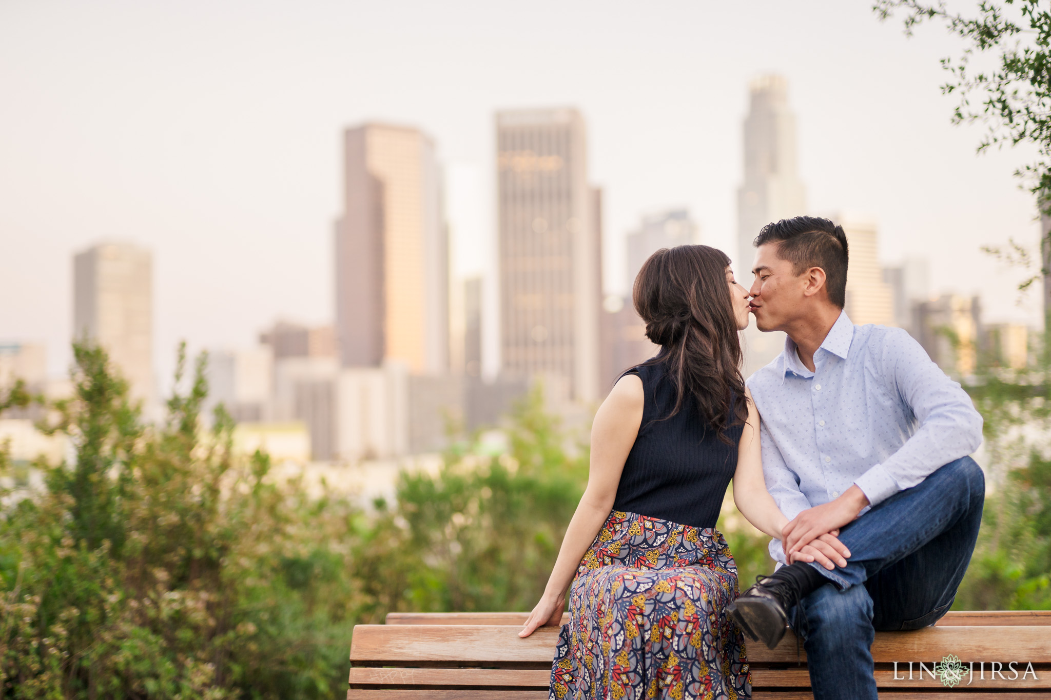 13 Vista Hermosa Natural Park Los Angeles Engagement Photography