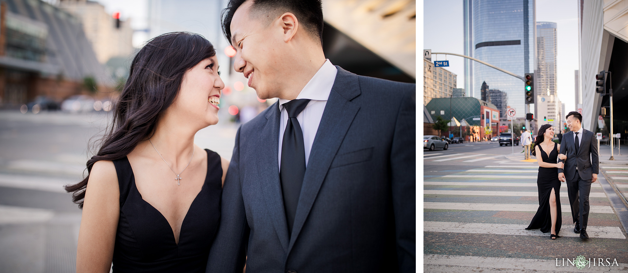 14 Downtown Los Angeles Engagement Photography