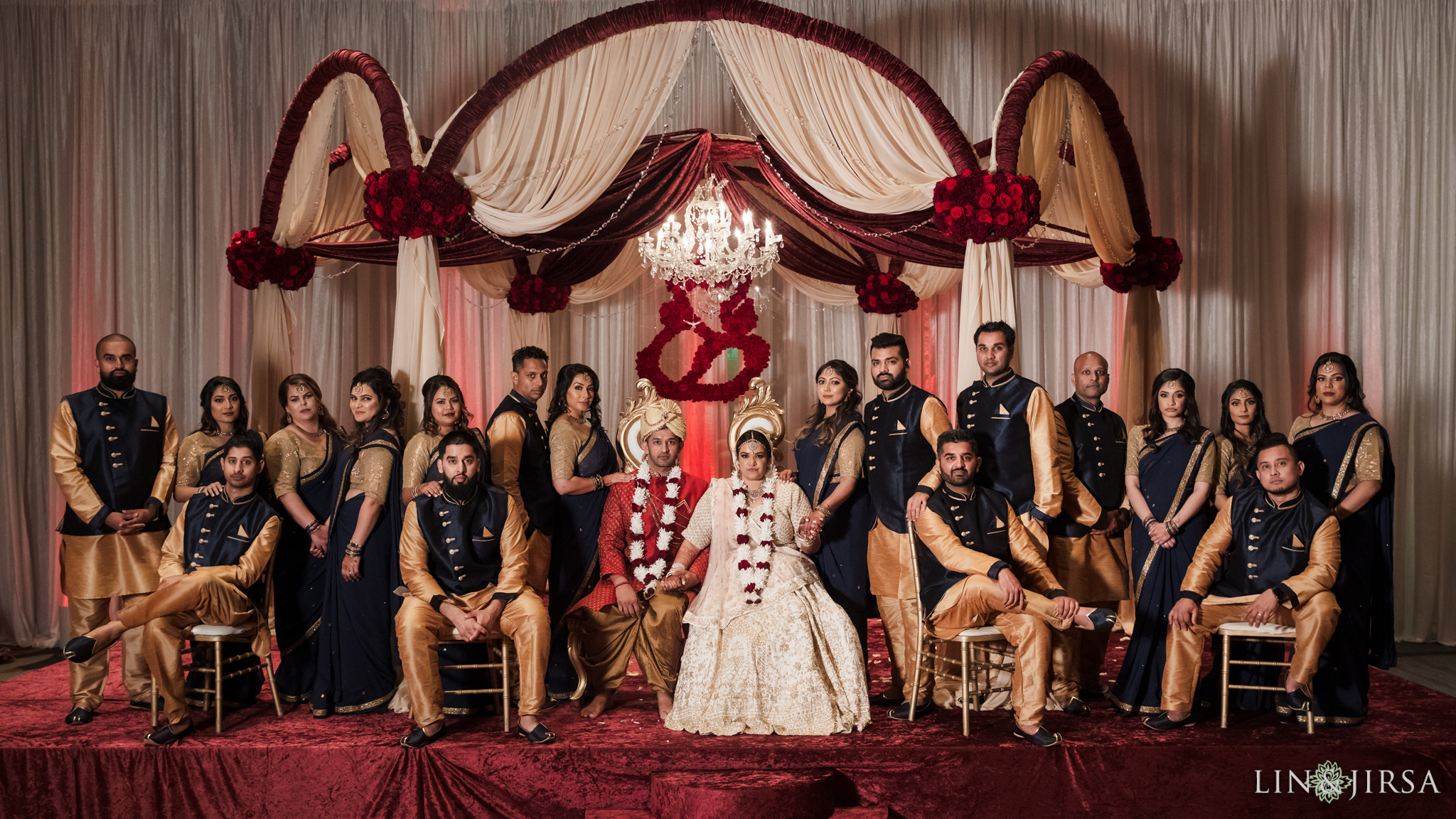 28 Hyatt Regency Orange County Indian Wedding Party Photography