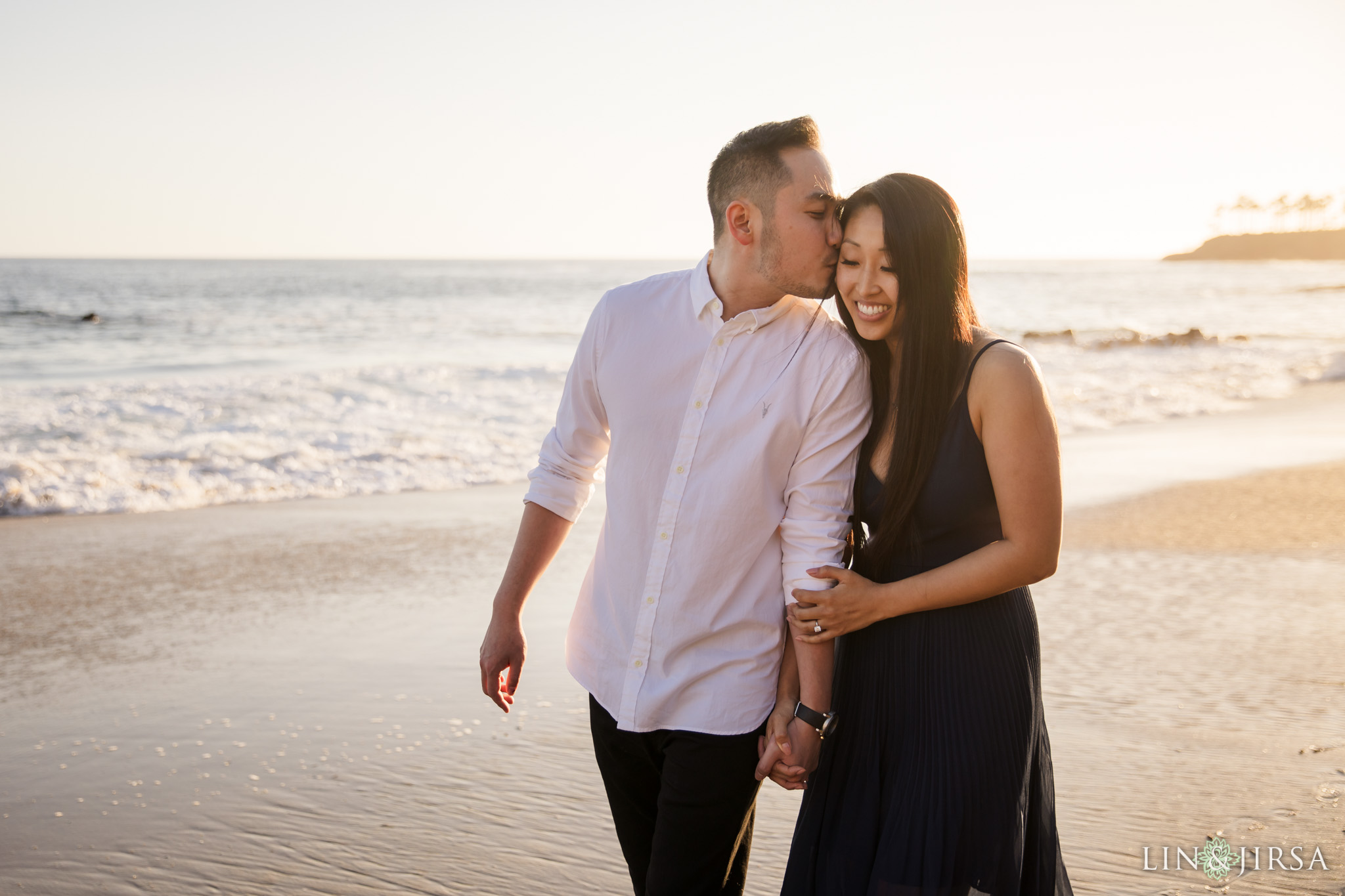 04 Heisler Beach Orange County Proposal Engagement Photography