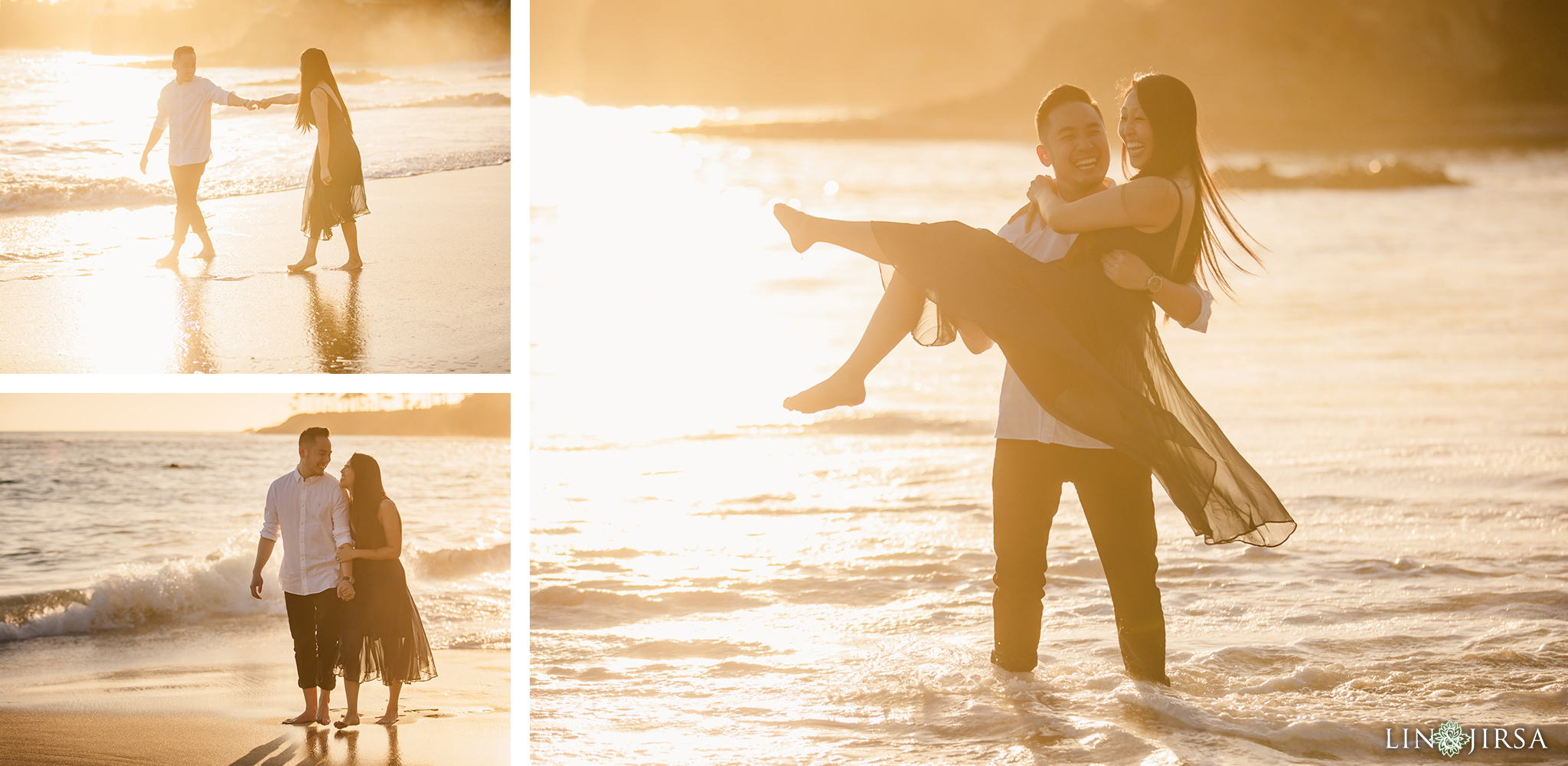 06 Heisler Beach Orange County Proposal Engagement Photography