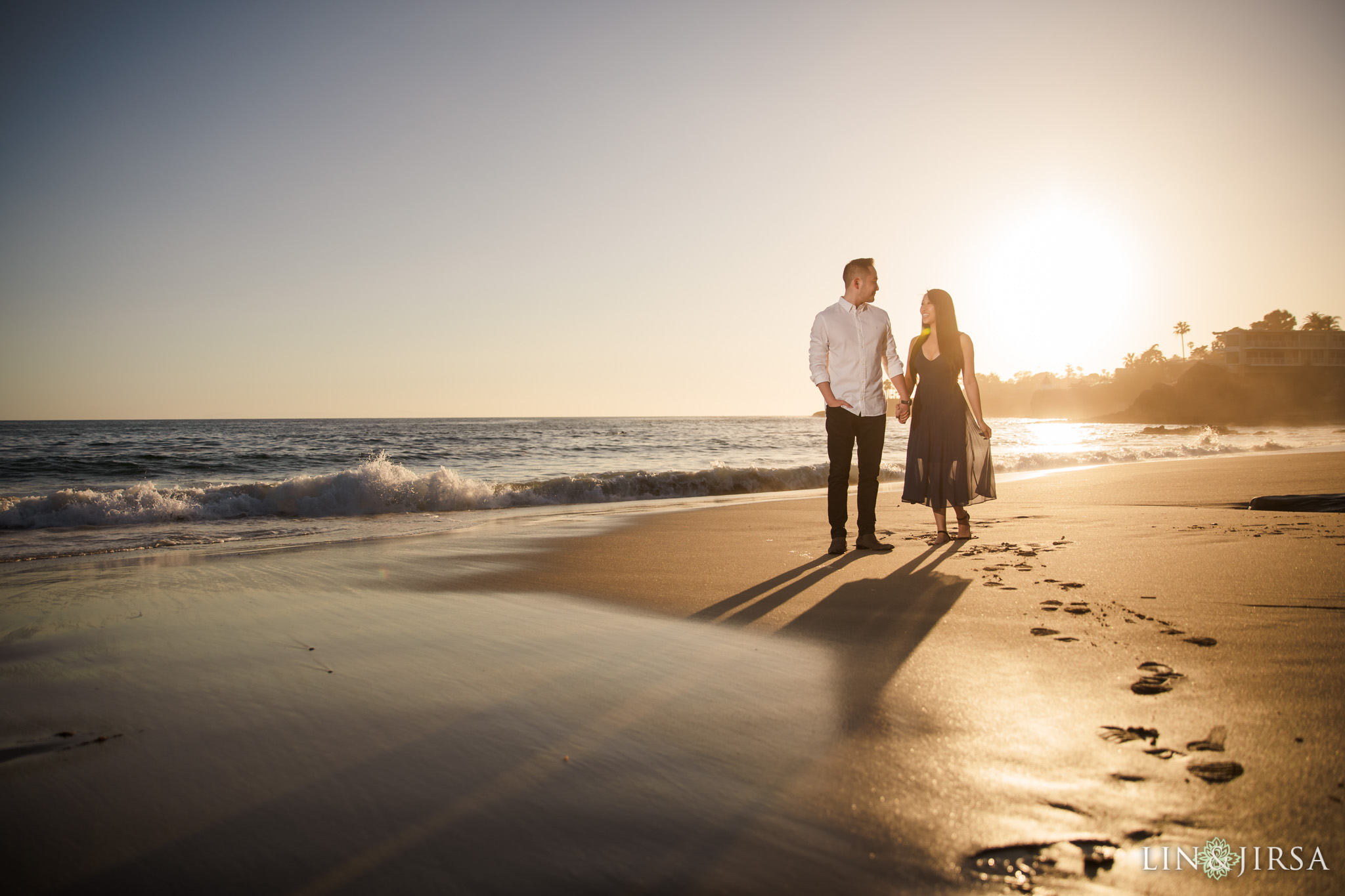 07 Heisler Beach Orange County Proposal Engagement Photography