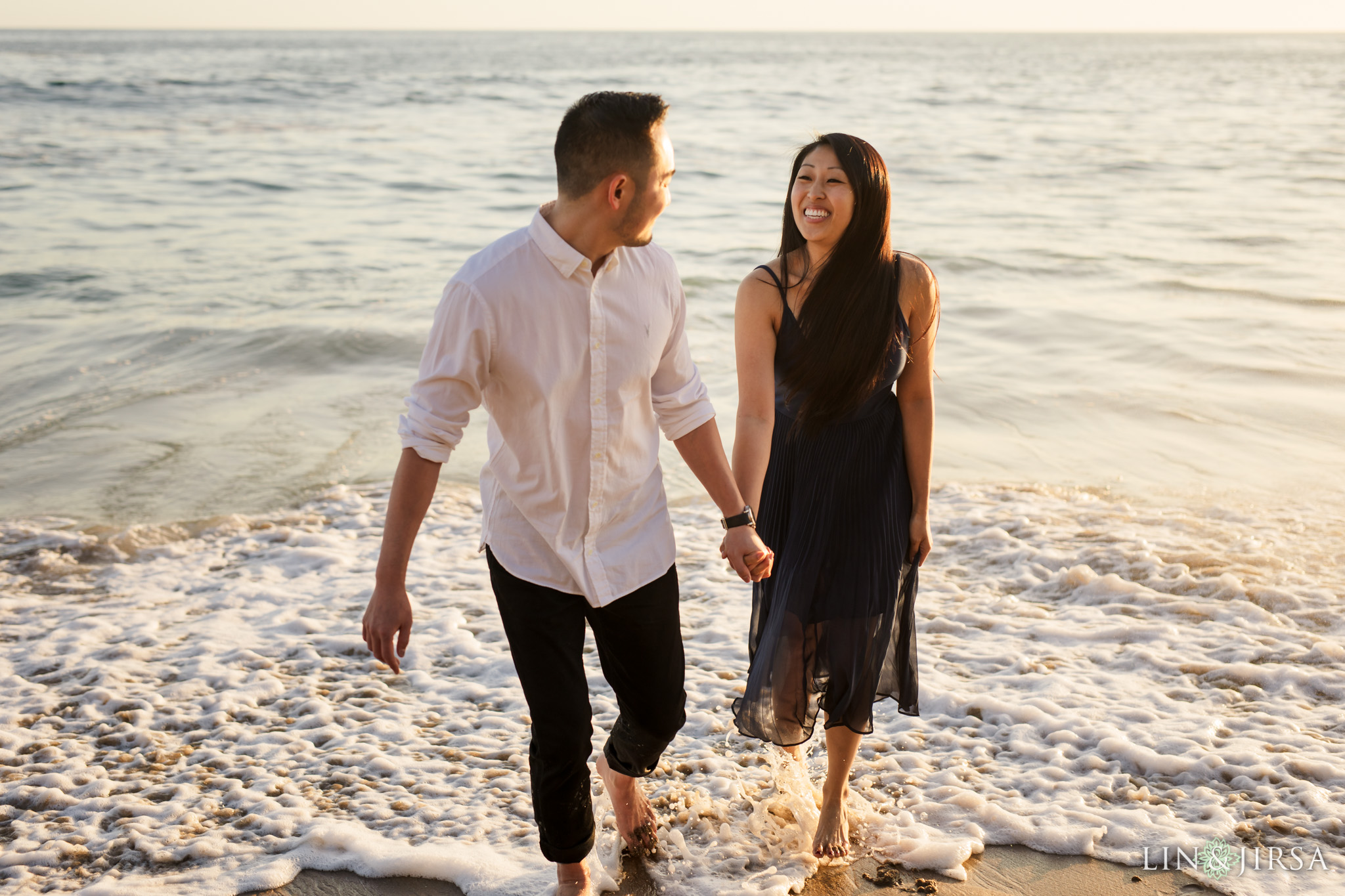 08 Heisler Beach Orange County Proposal Engagement Photography