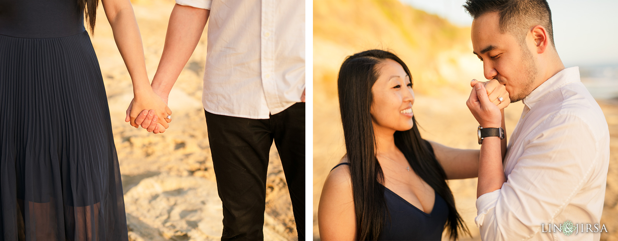 09 Heisler Beach Orange County Proposal Engagement Photography