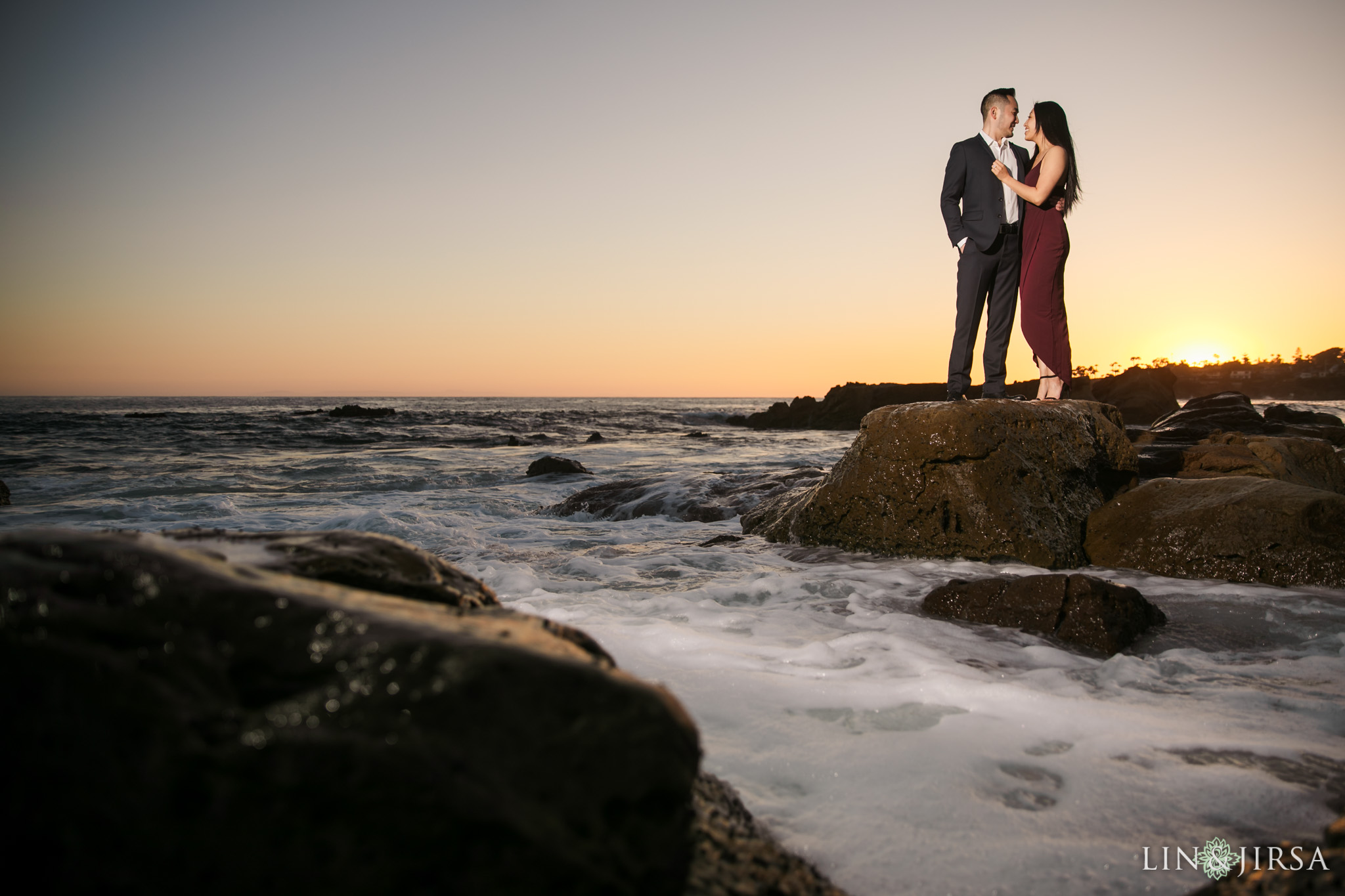 10 Heisler Beach Orange County Proposal Engagement Photography