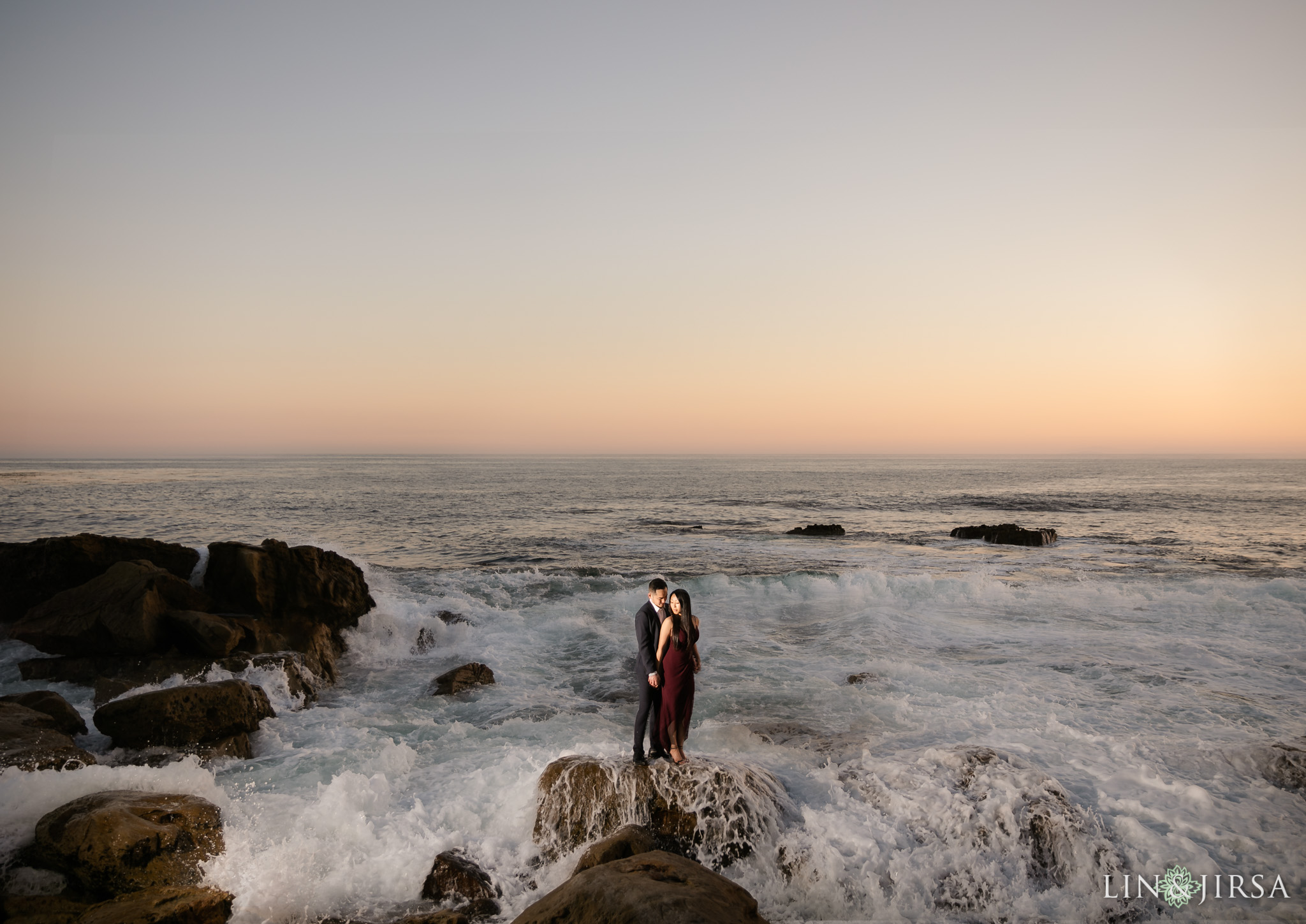 12 Heisler Beach Orange County Proposal Engagement Photography