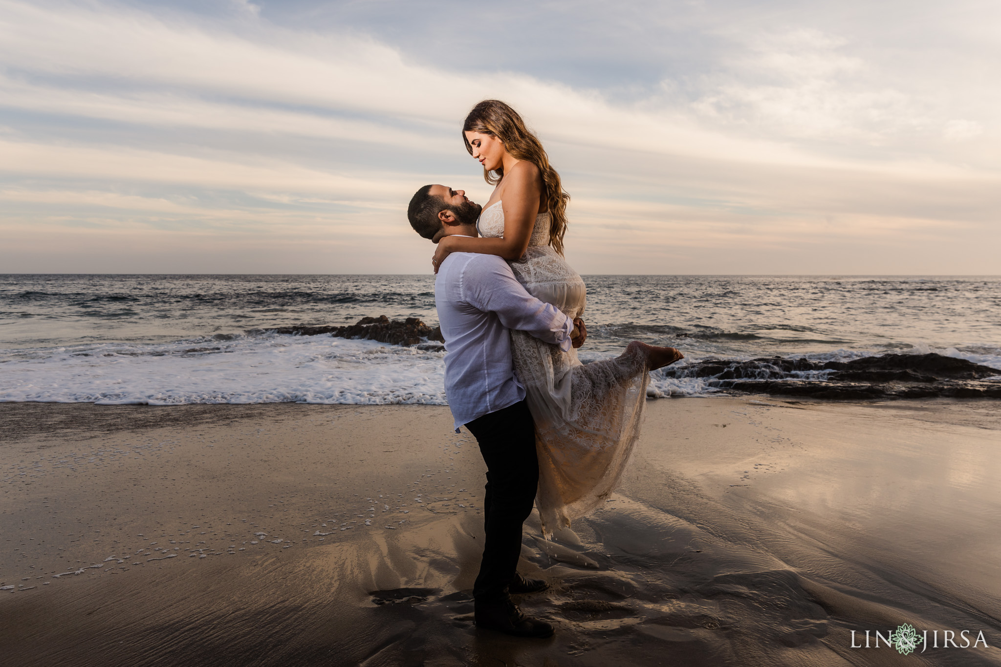 22 Heisler Beach Orange County Engagement Photography