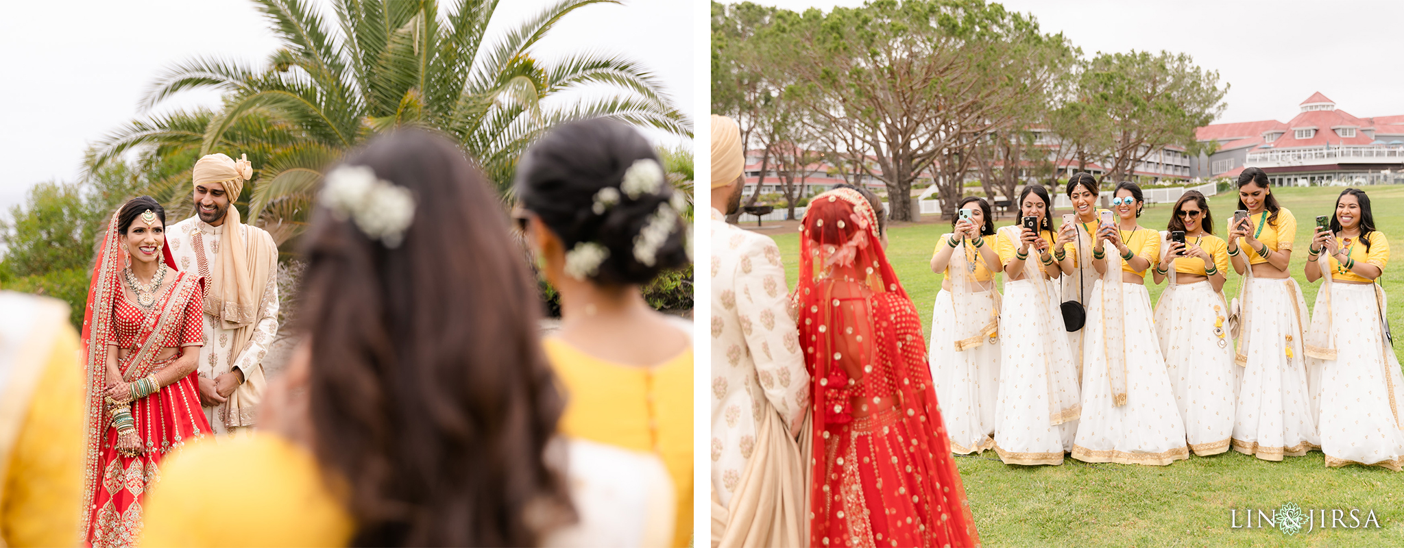 21 Laguna Cliffs Marriott Indian Wedding Reception Photography