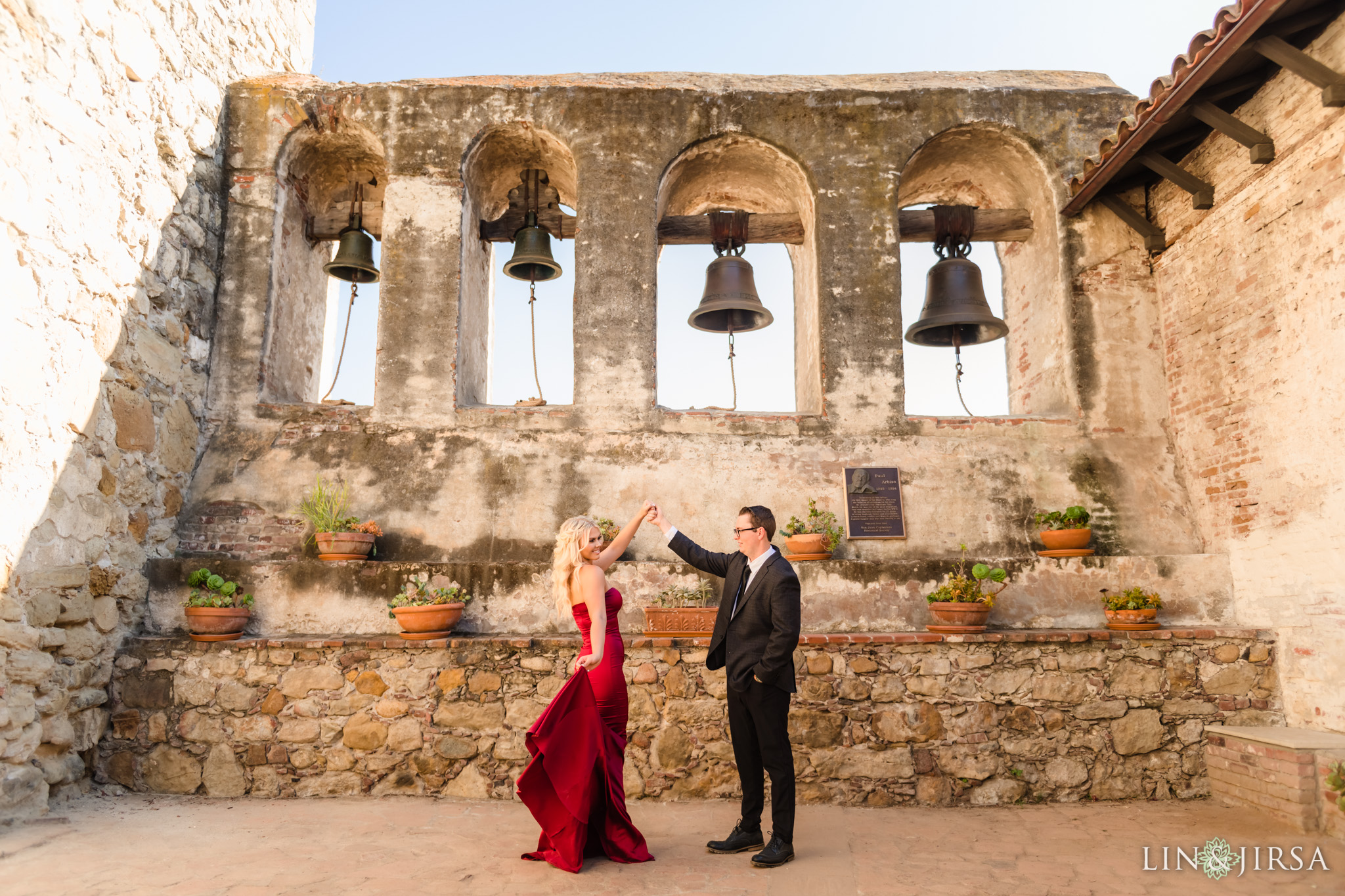 04 San Juan Capistrano Mission Engagement Photography