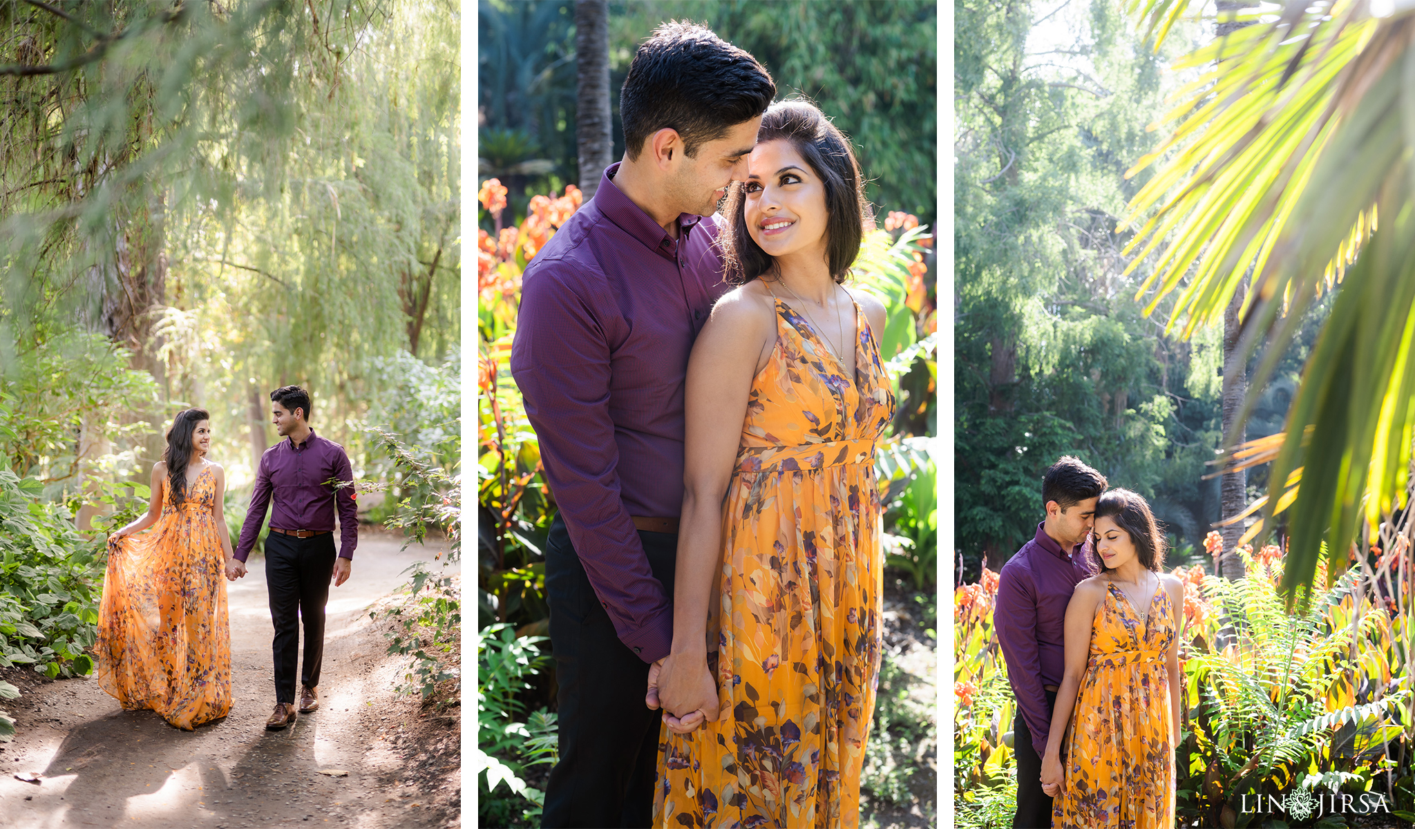 08 Los Angeles Arboretum Arcadia Engagement Photography