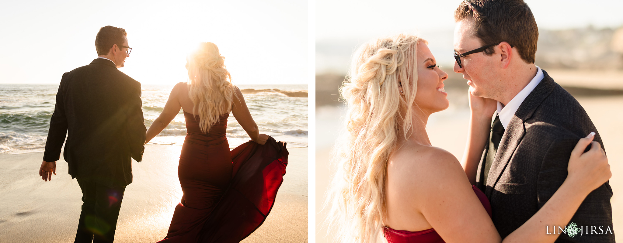 09 Orange County Sunset Beach Engagement Photography