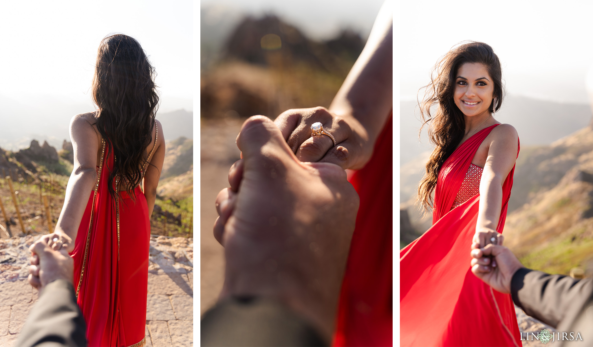 10 Malibu Rocky Oaks Los Angeles County Indian Couple Engagement Photography