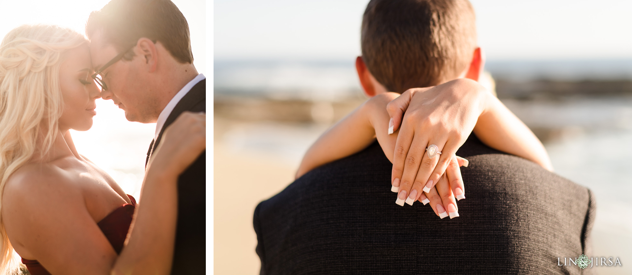 10 Orange County Sunset Beach Engagement Photography