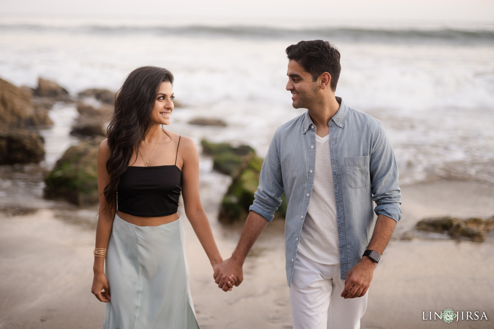 6 Leo Carillo State Beach Malibu Engagement Photographer